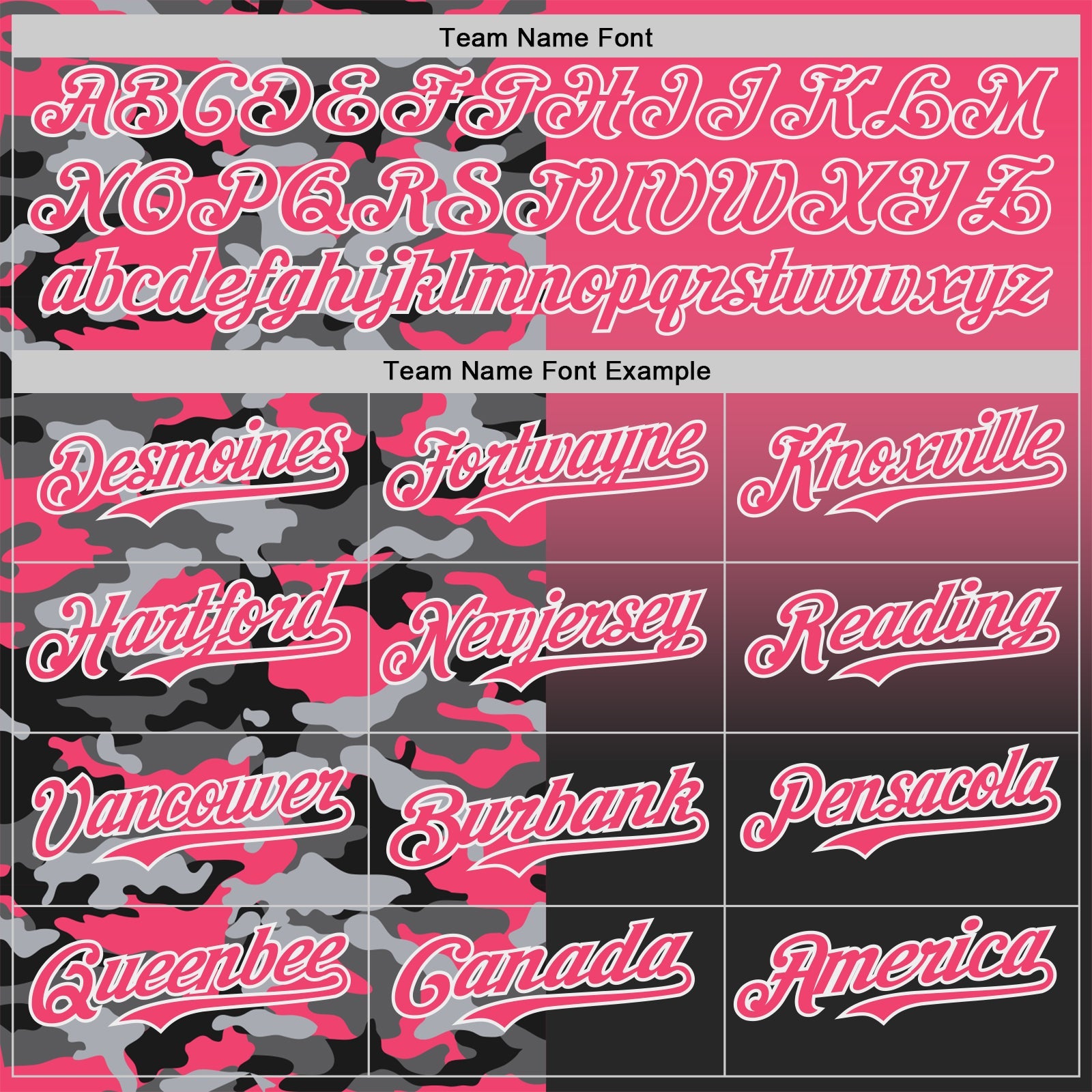 Custom Neon Pink Black-White Half Camo Ombre Authentic Baseball Jersey