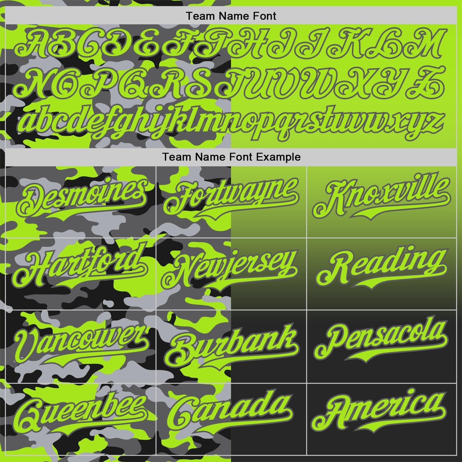 Custom Neon Green Black-Steel Gray Half Camo Ombre Authentic Baseball Jersey