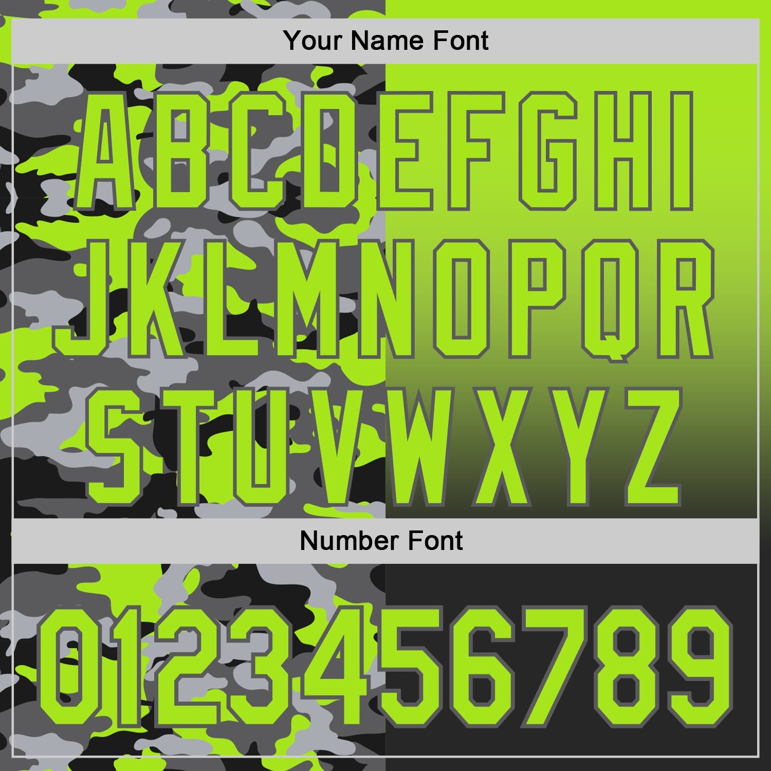 Custom Neon Green Black-Steel Gray Half Camo Ombre Authentic Baseball Jersey