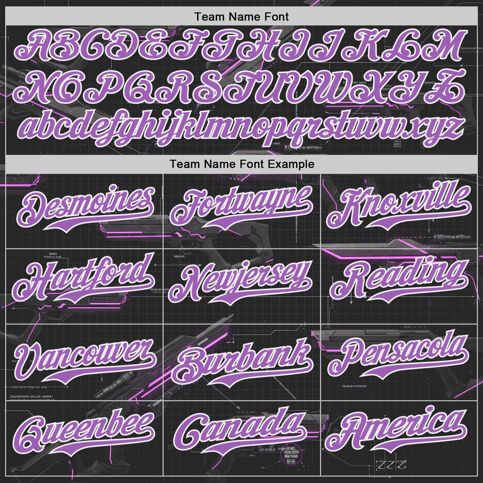 Custom Black Medium Purple-White Futurism Sci-Fi E-sports 3D Pattern Design Authentic Baseball Jersey