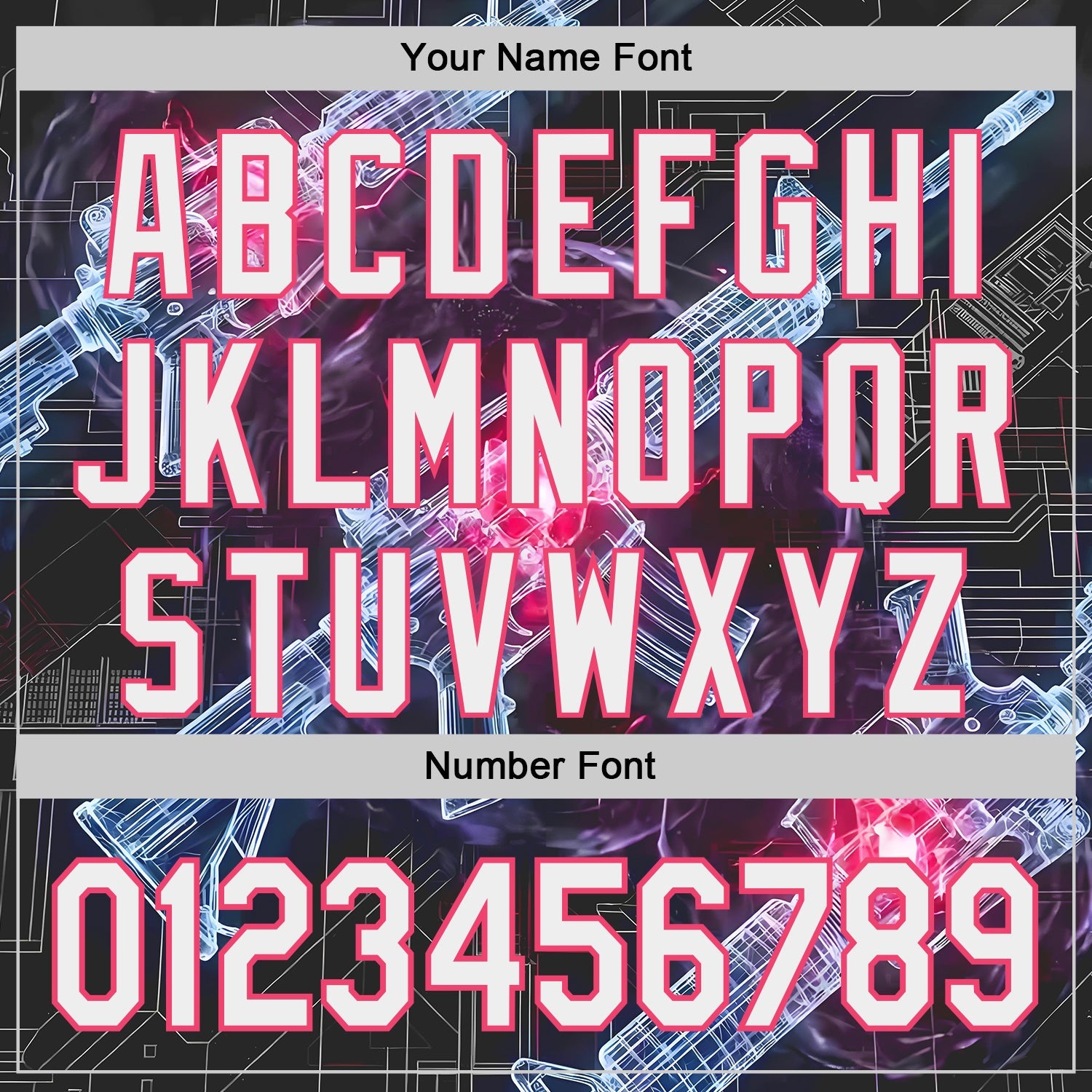 Custom Black White-Neon Pink Futurism Sci-Fi E-sports 3D Pattern Design Authentic Baseball Jersey