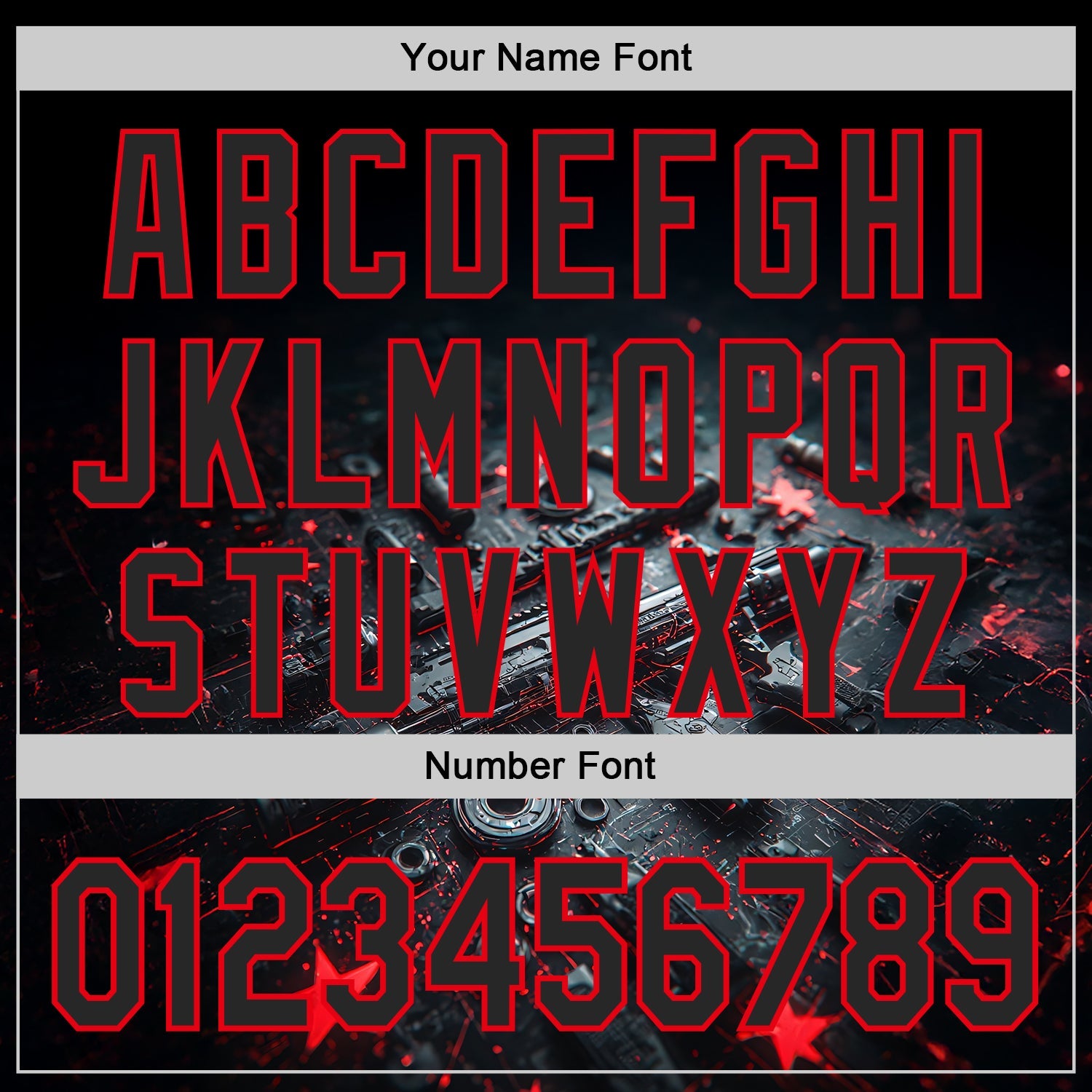 Custom Black-Fire Red Futurism Cyberpunk E-sports 3D Pattern Design Authentic Baseball Jersey