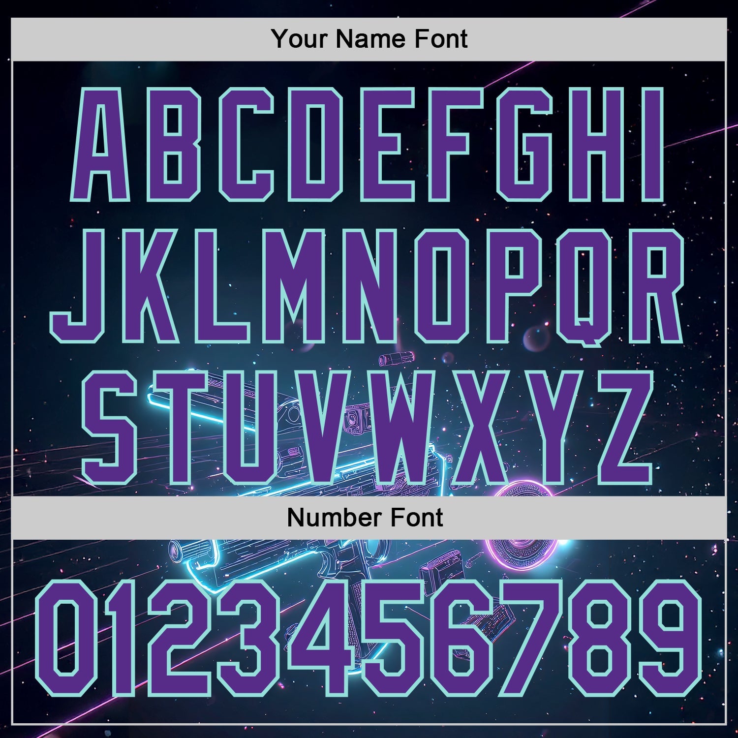 Custom Black Purple-Ice Blue Futurism Cyberpunk E-sports 3D Pattern Design Authentic Baseball Jersey