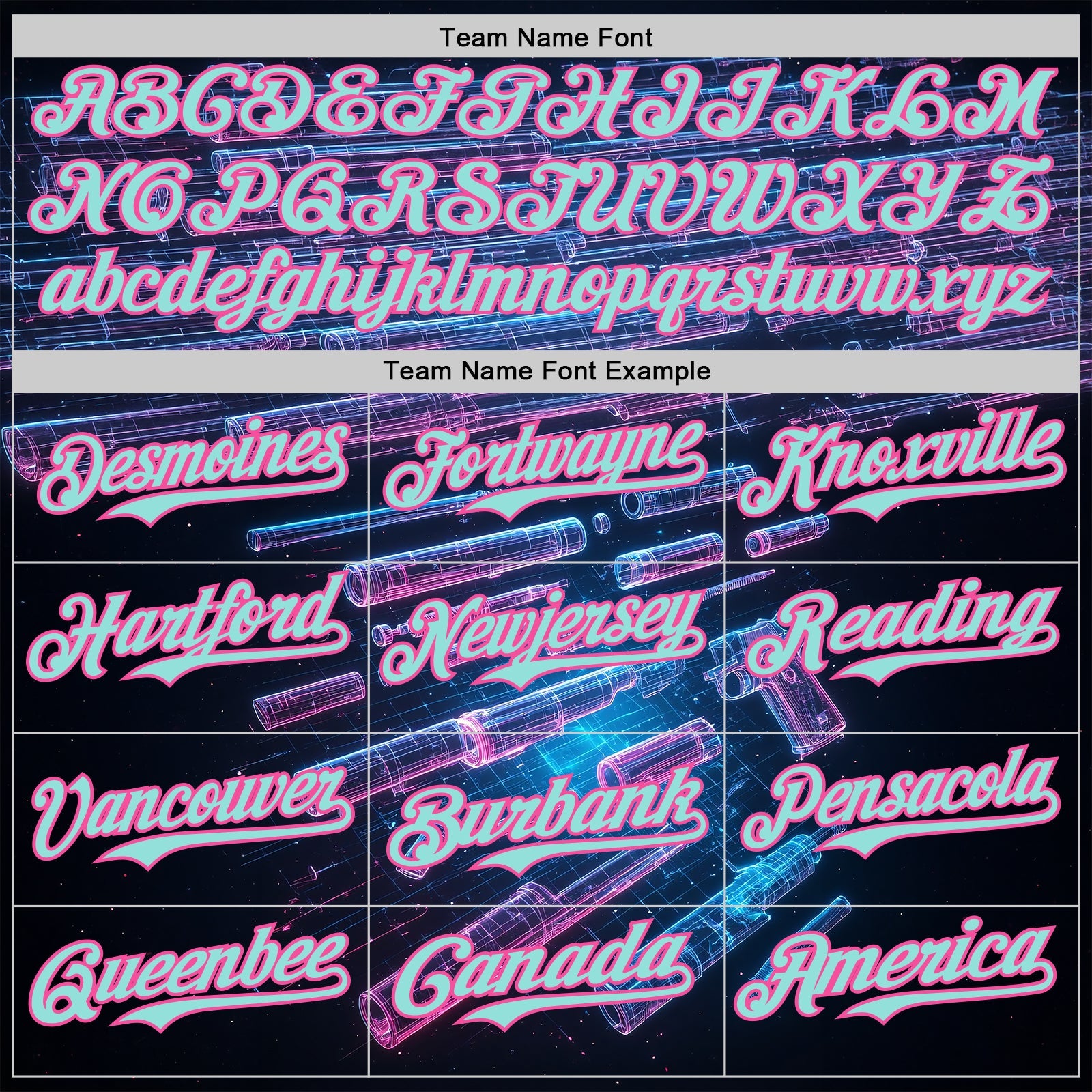 Custom Black Ice Blue-Pink Futurism Cyberpunk E-sports 3D Pattern Design Authentic Baseball Jersey