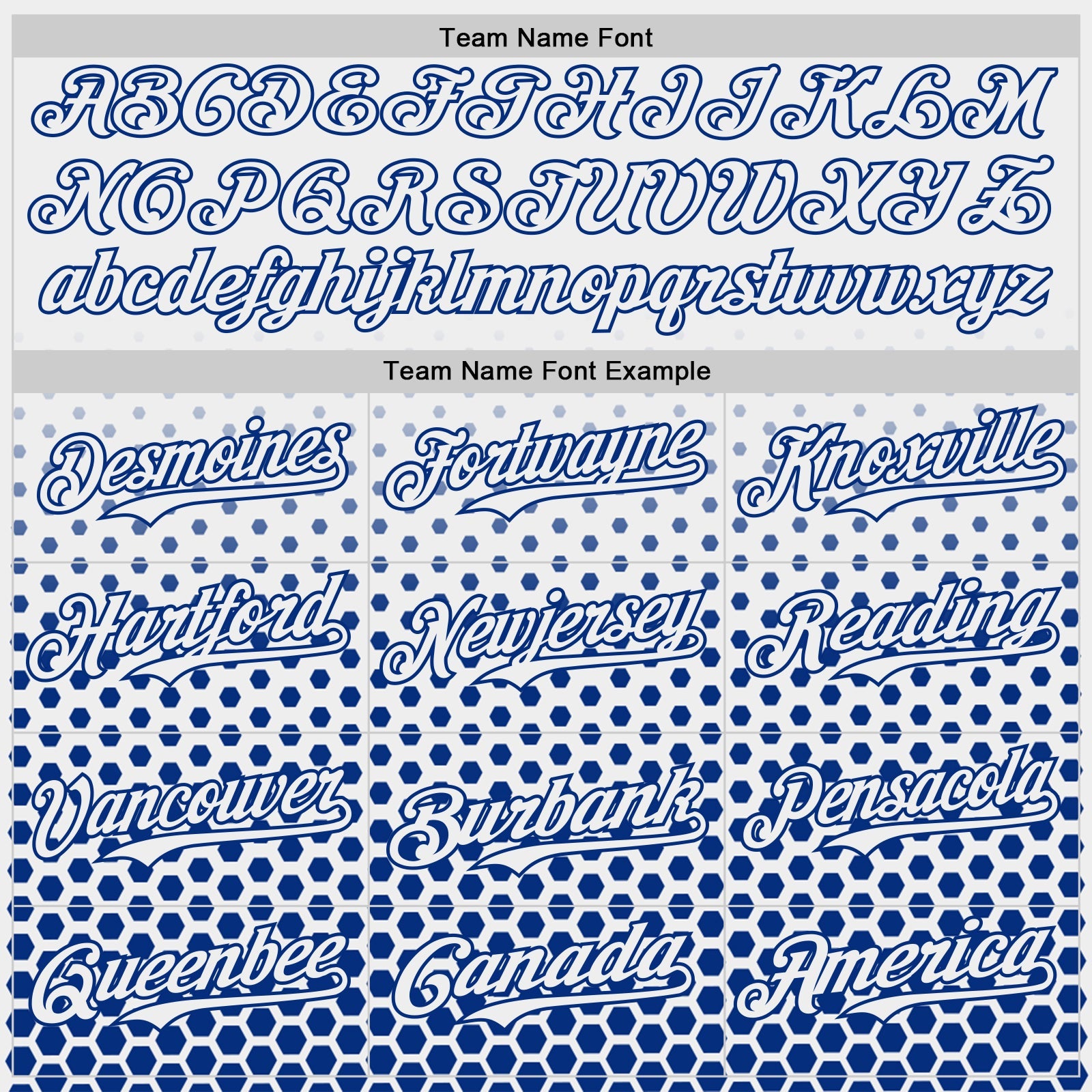 Custom White-Royal Geometric Hexagonal Dot Gradient Authentic Baseball Jersey