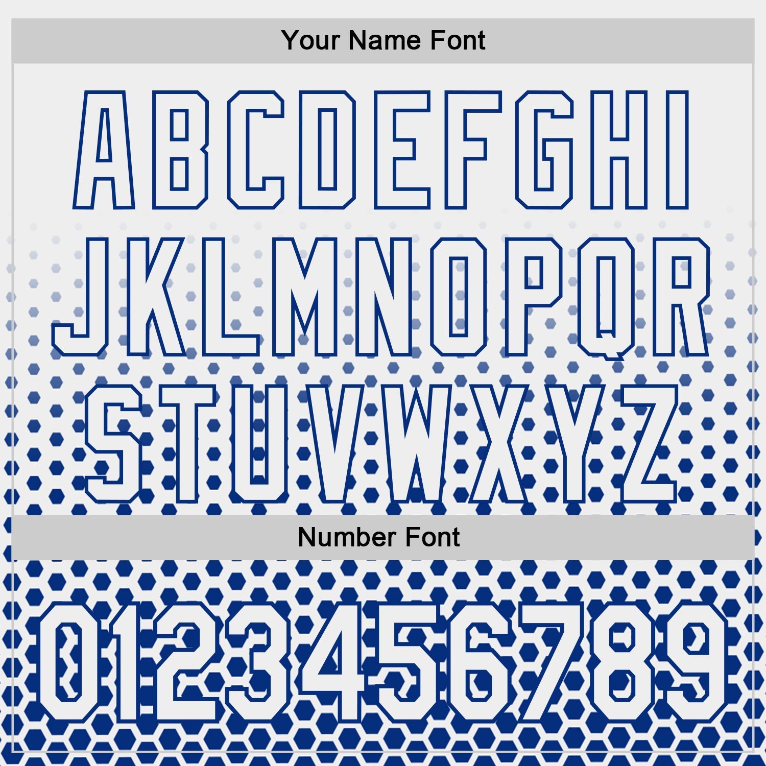 Custom White-Royal Geometric Hexagonal Dot Gradient Authentic Baseball Jersey