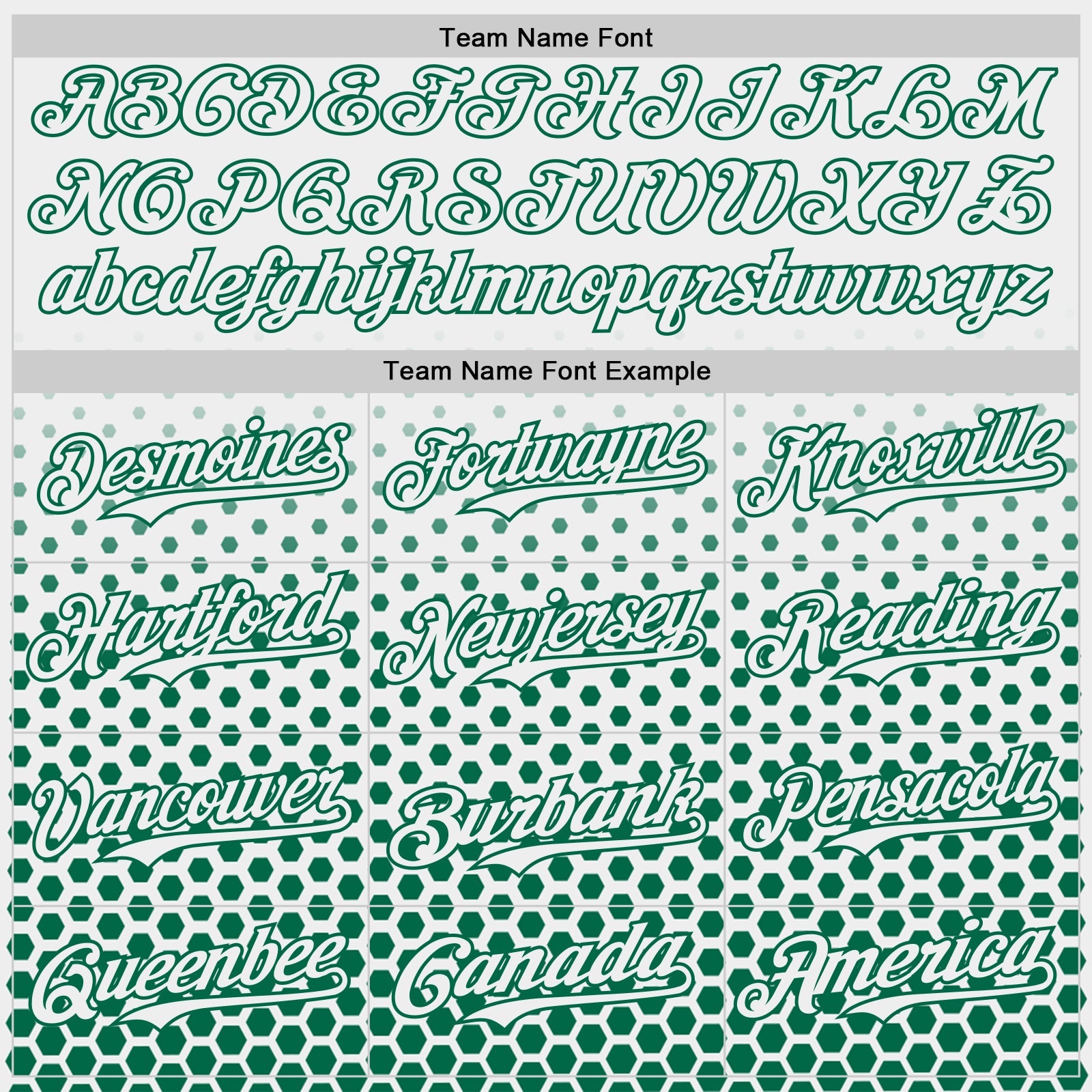 Custom White-Kelly Green Geometric Hexagonal Dot Gradient Authentic Baseball Jersey