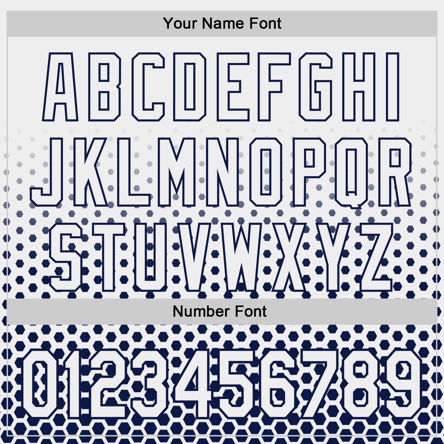 Custom White-Navy Geometric Hexagonal Dot Gradient Authentic Baseball Jersey
