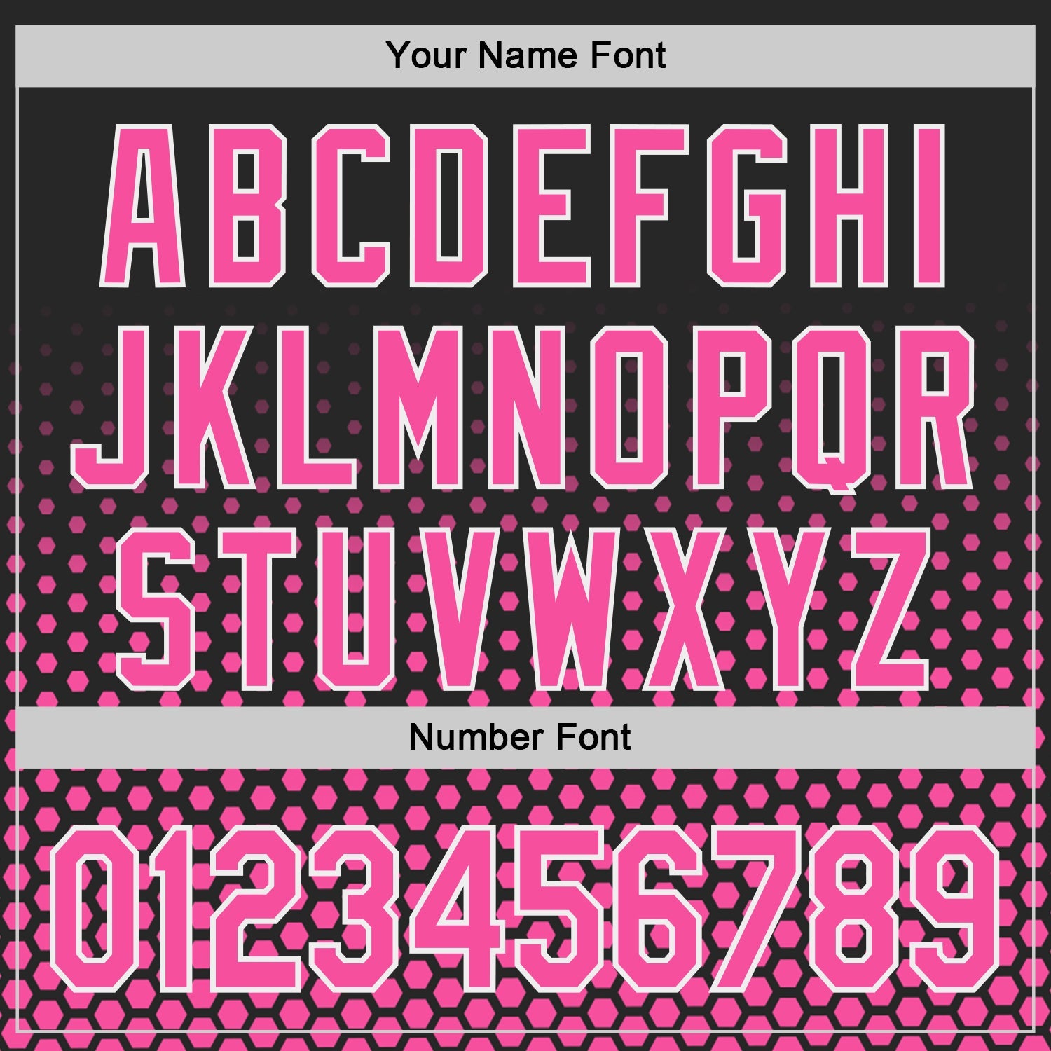 Custom Black Pink-White Geometric Hexagonal Dot Gradient Authentic Baseball Jersey