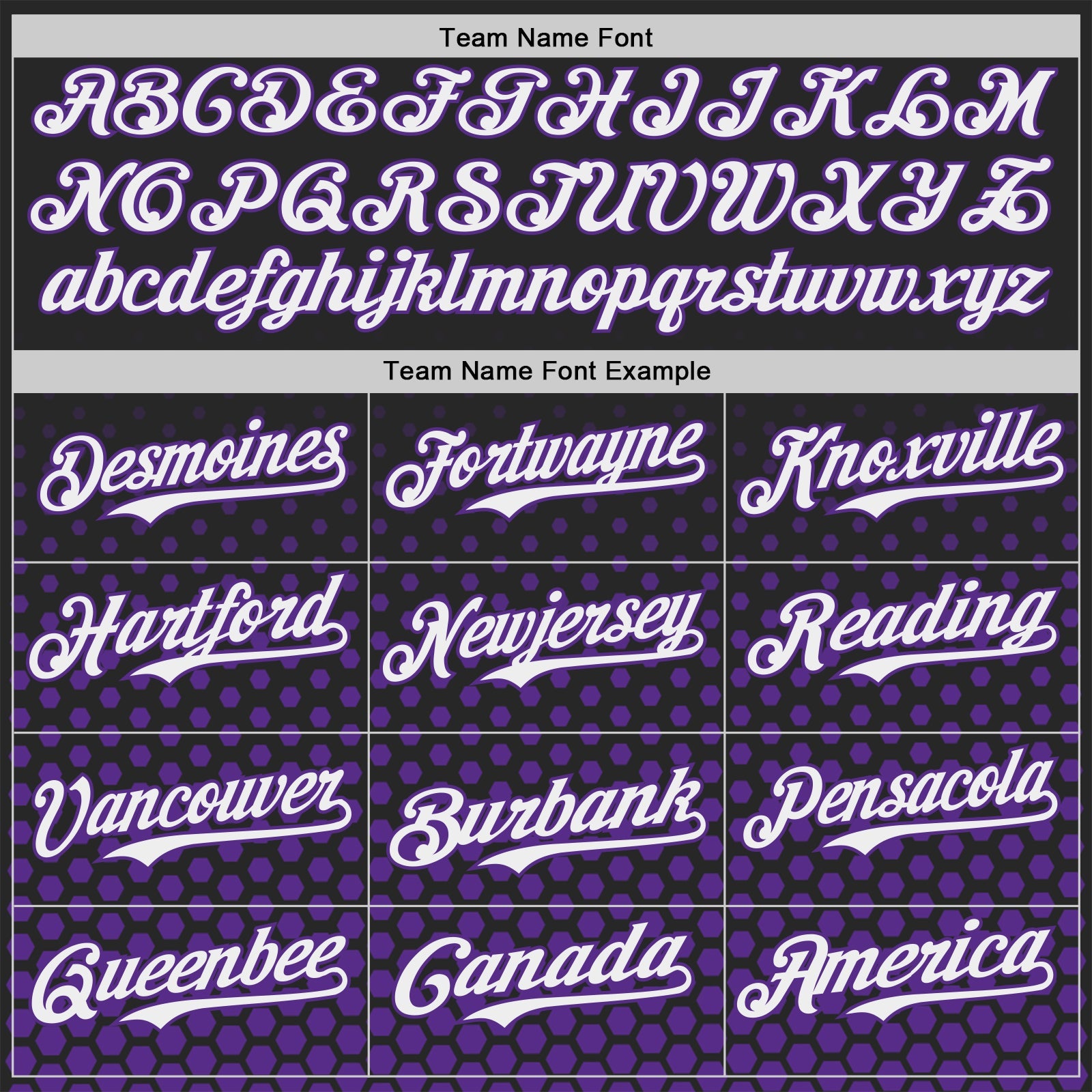 Custom Black White-Purple Geometric Hexagonal Dot Gradient Authentic Baseball Jersey