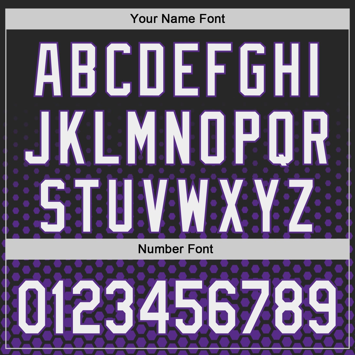 Custom Black White-Purple Geometric Hexagonal Dot Gradient Authentic Baseball Jersey