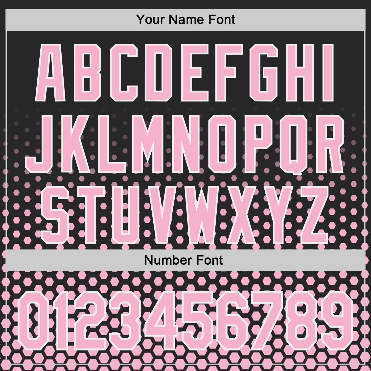 Custom Black Light Pink-White Geometric Hexagonal Dot Gradient Authentic Baseball Jersey