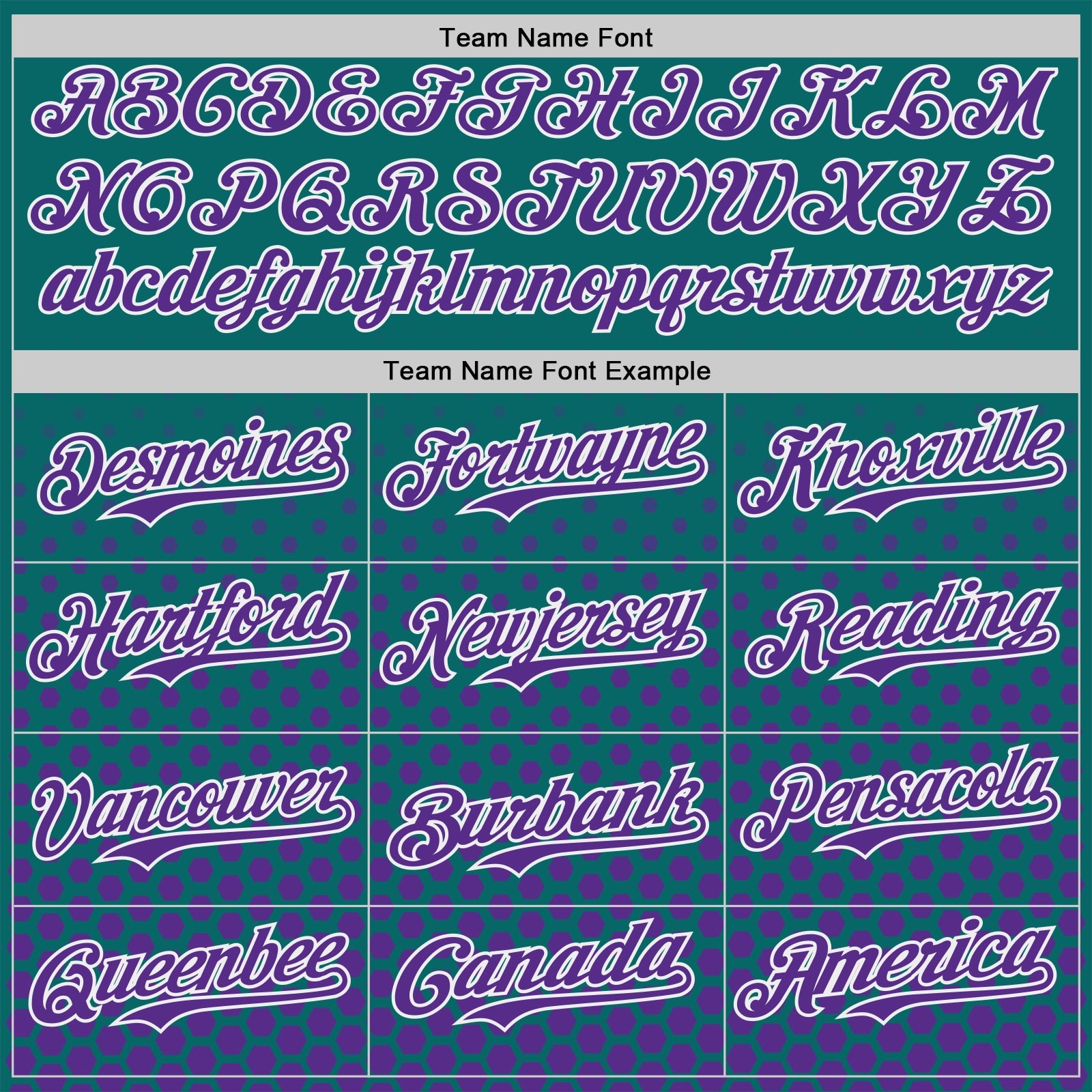 Custom Teal Purple-White Geometric Hexagonal Dot Gradient Authentic Baseball Jersey