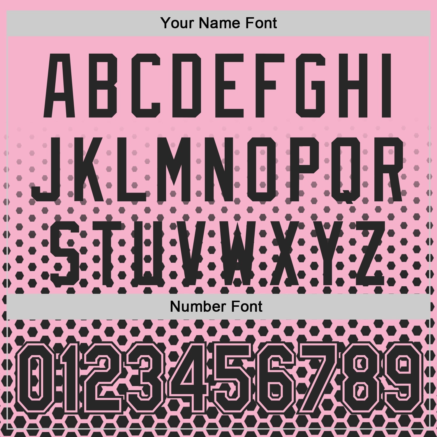 Custom Light Pink-Black Geometric Hexagonal Dot Gradient Authentic Baseball Jersey