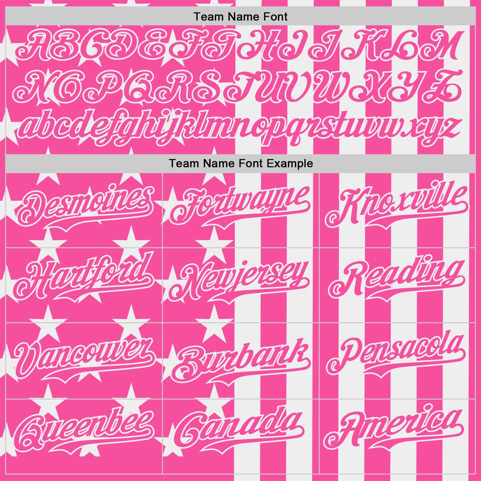 Custom Pink-White USA Flag Patriotic Split Stars and Stripes Authentic Baseball Jersey