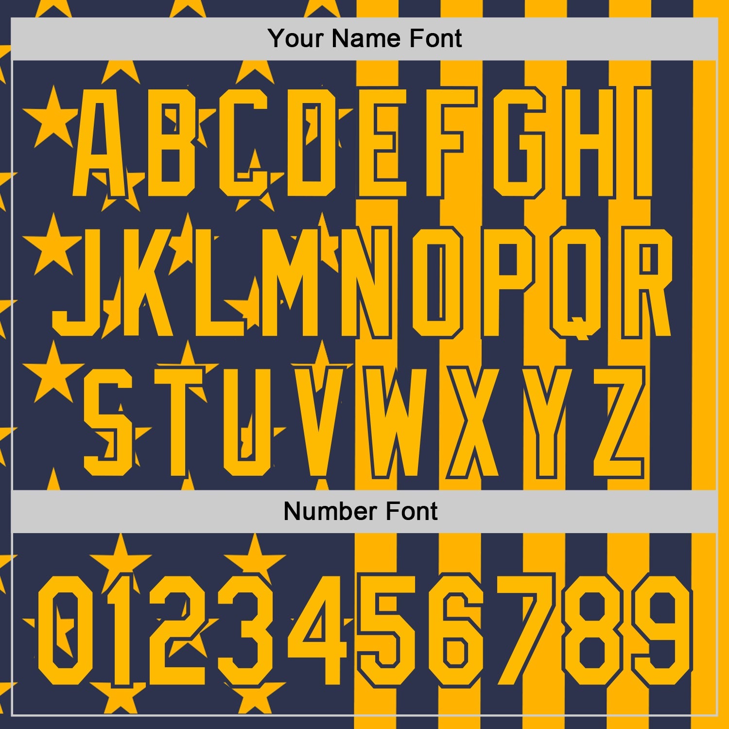 Custom Navy-Gold USA Flag Patriotic Split Stars and Stripes Authentic Baseball Jersey