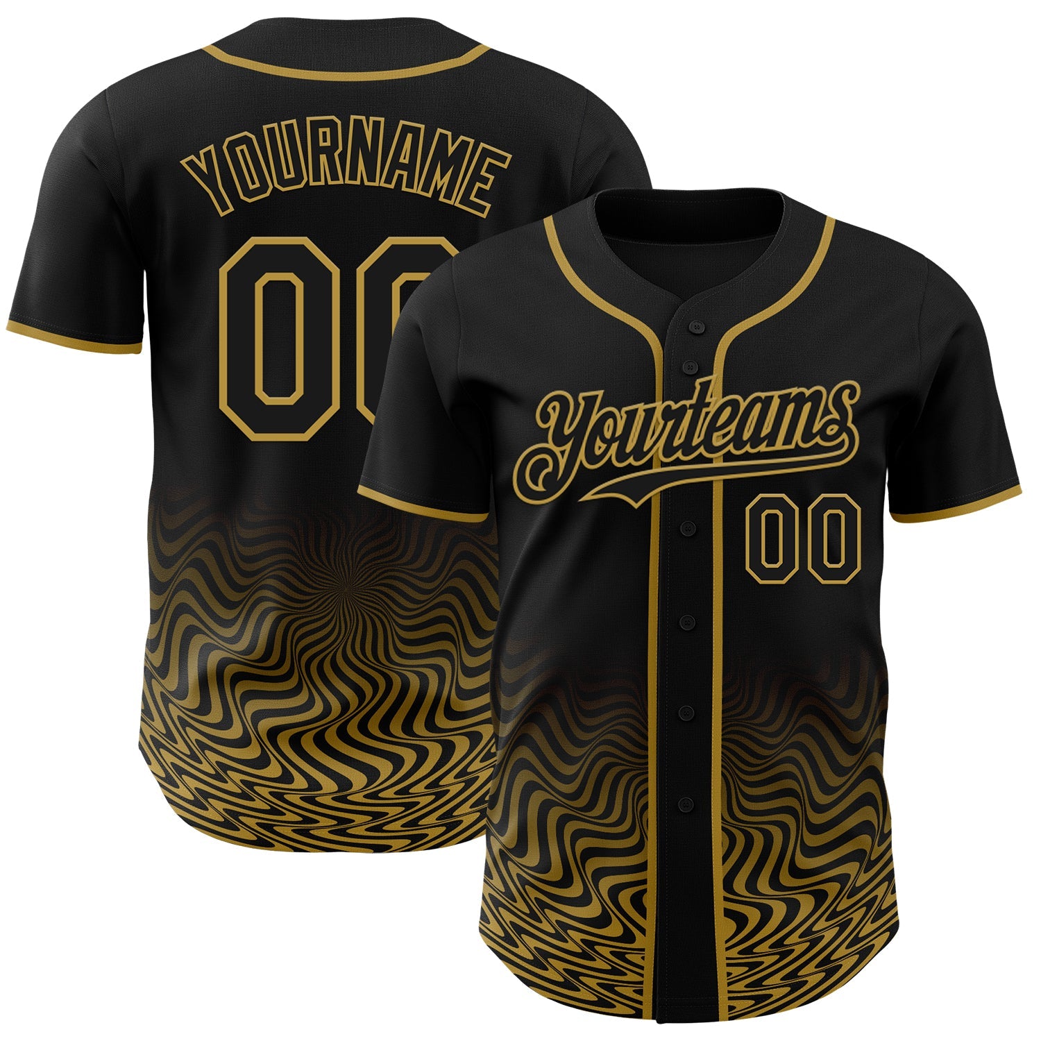 Custom Neon Green Pink-White Ice Cream Waffle Foodie Dessert Authentic Baseball Jersey