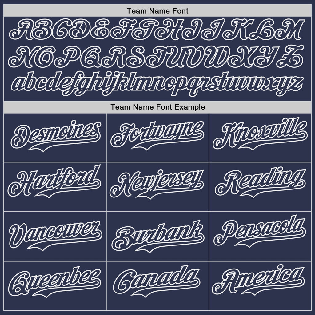Custom Navy-White Fluid Wave Psychedelic Swirl Authentic Baseball Jersey
