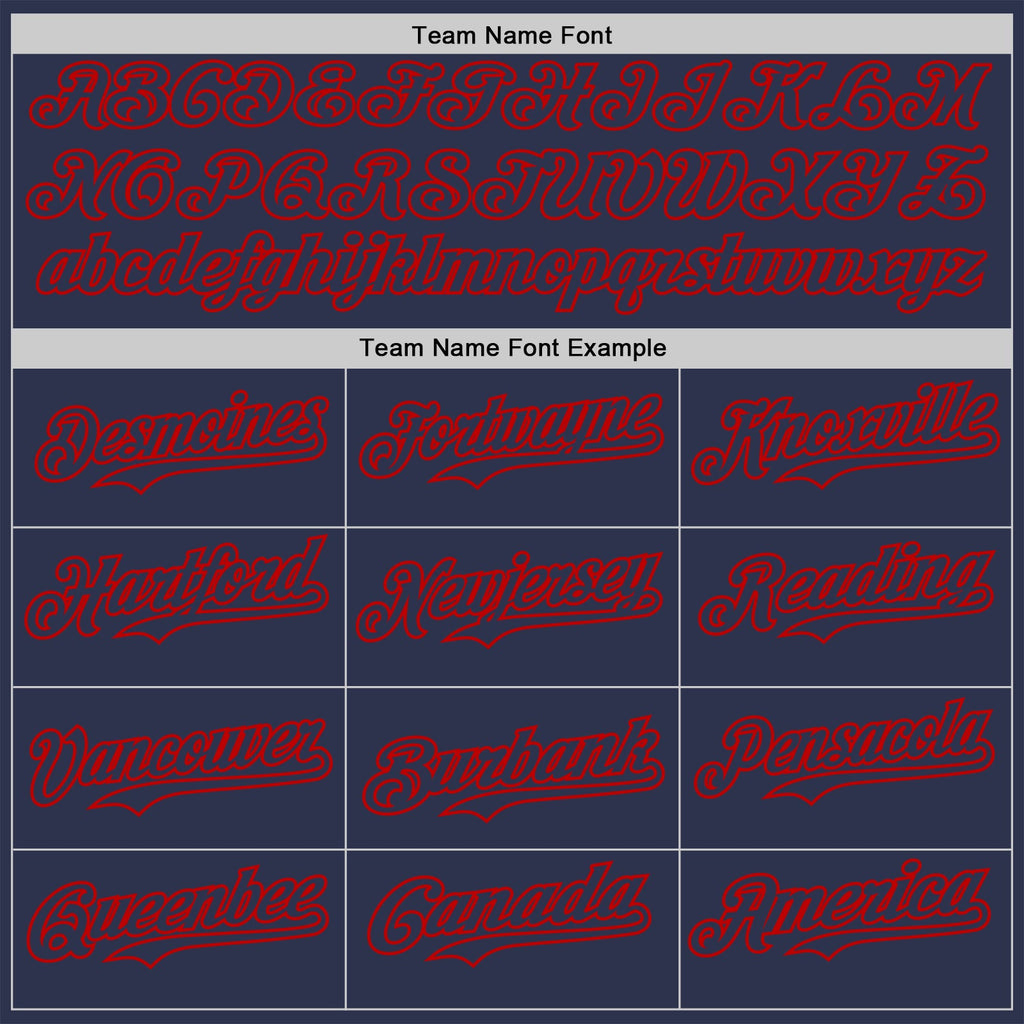 Custom Navy-Red Fluid Wave Psychedelic Swirl Authentic Baseball Jersey