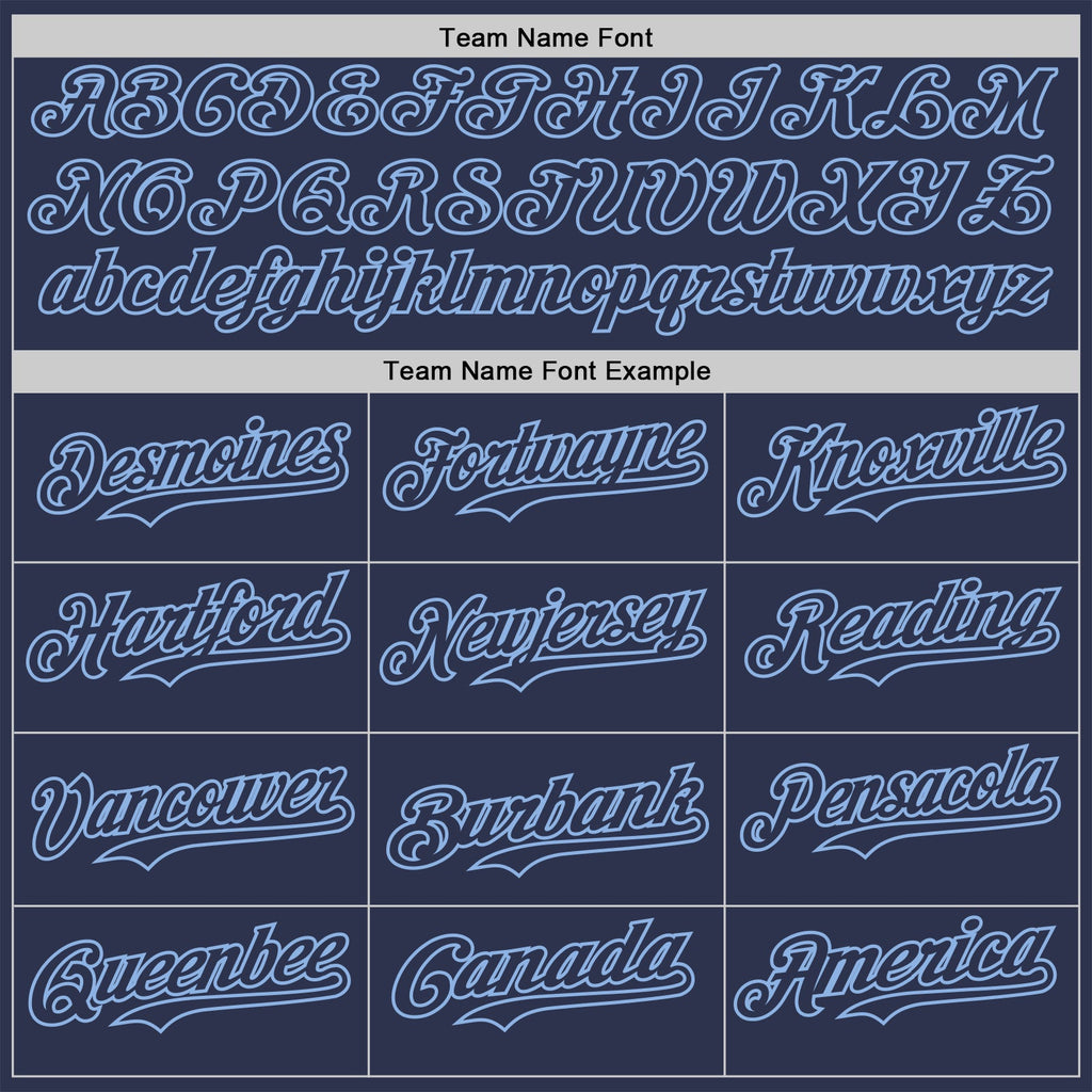 Custom Navy-Light Blue Fluid Liquid Wave Splatter Authentic Baseball Jersey