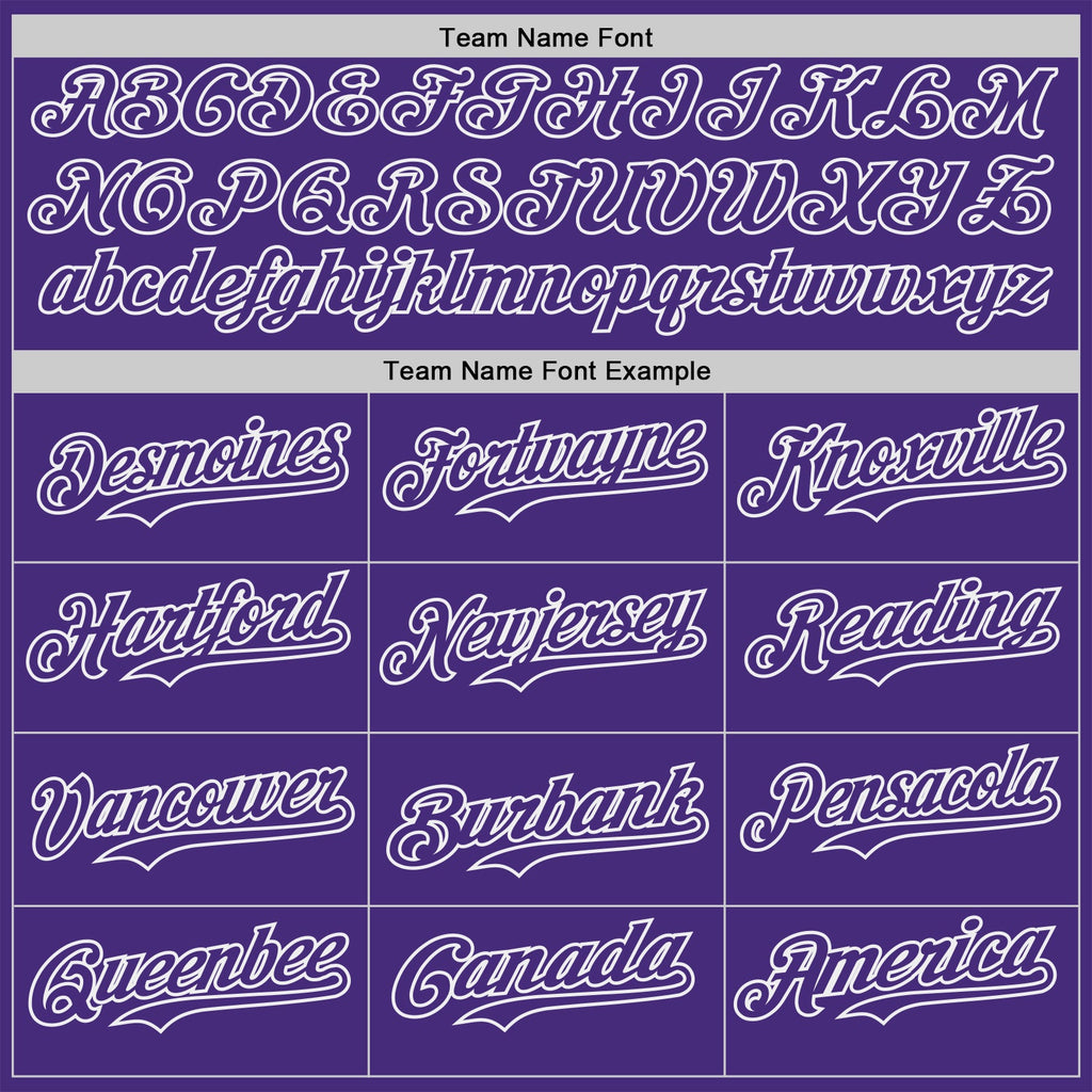 Custom Purple-White Fluid Liquid Wave Splatter Authentic Baseball Jersey