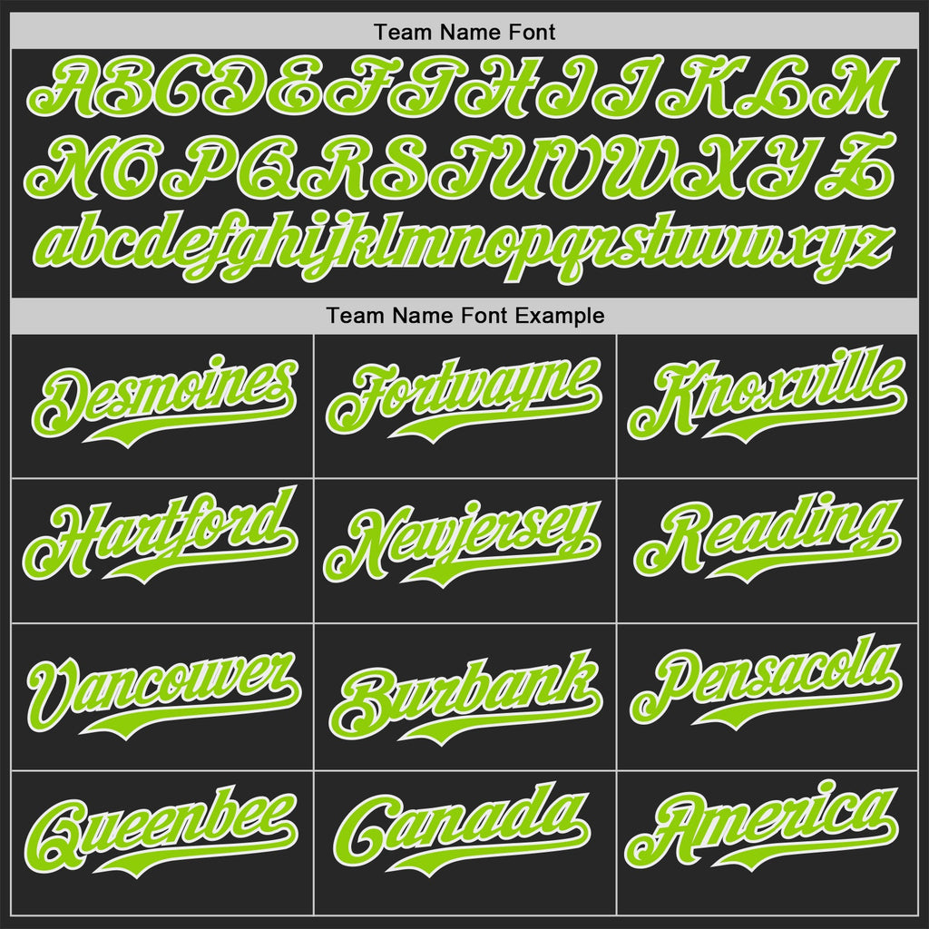 Custom Black Neon Green-White Fluid Liquid Wave Splatter Authentic Baseball Jersey