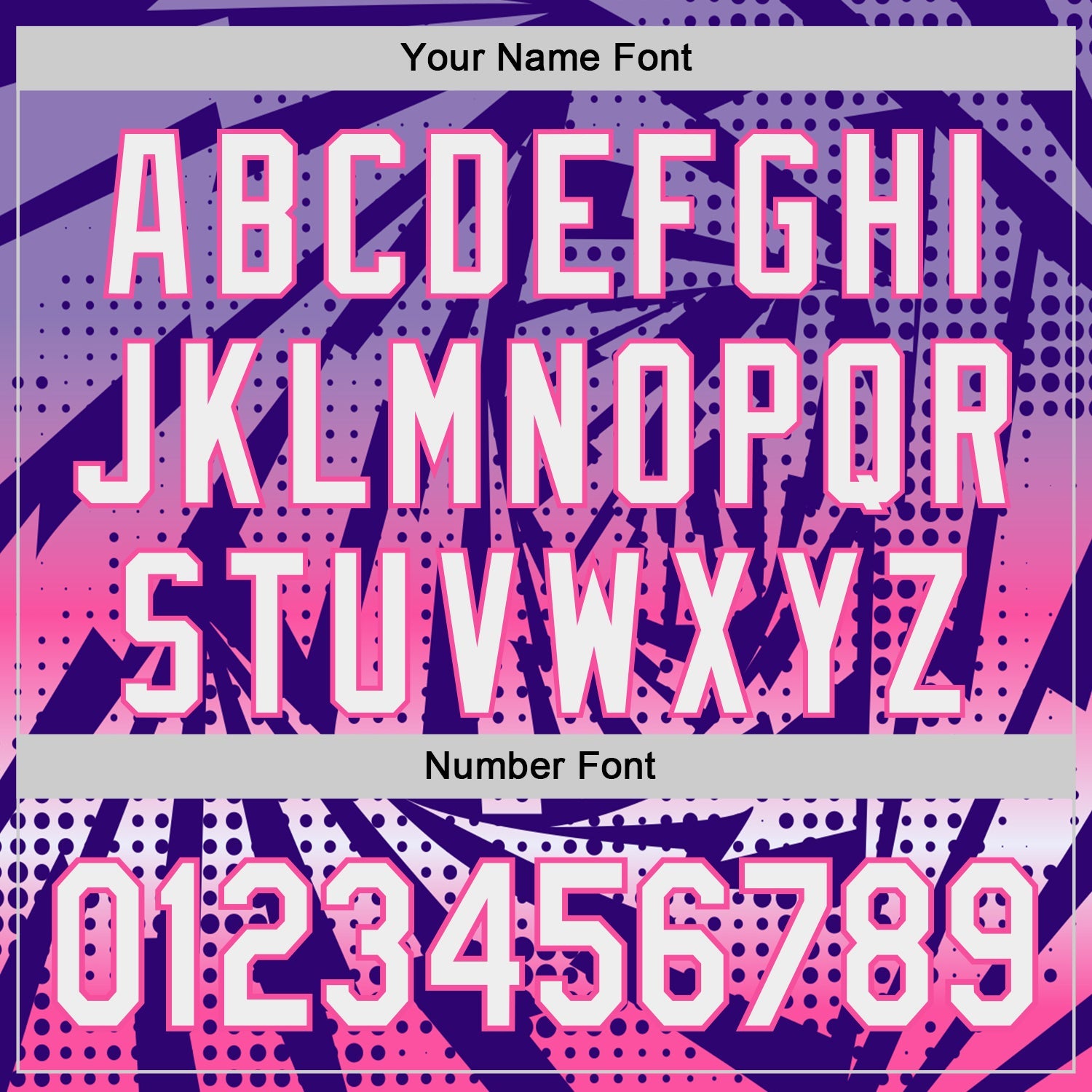 Custom Purple White-Pink Lightning Gradient Dot Authentic Baseball Jersey