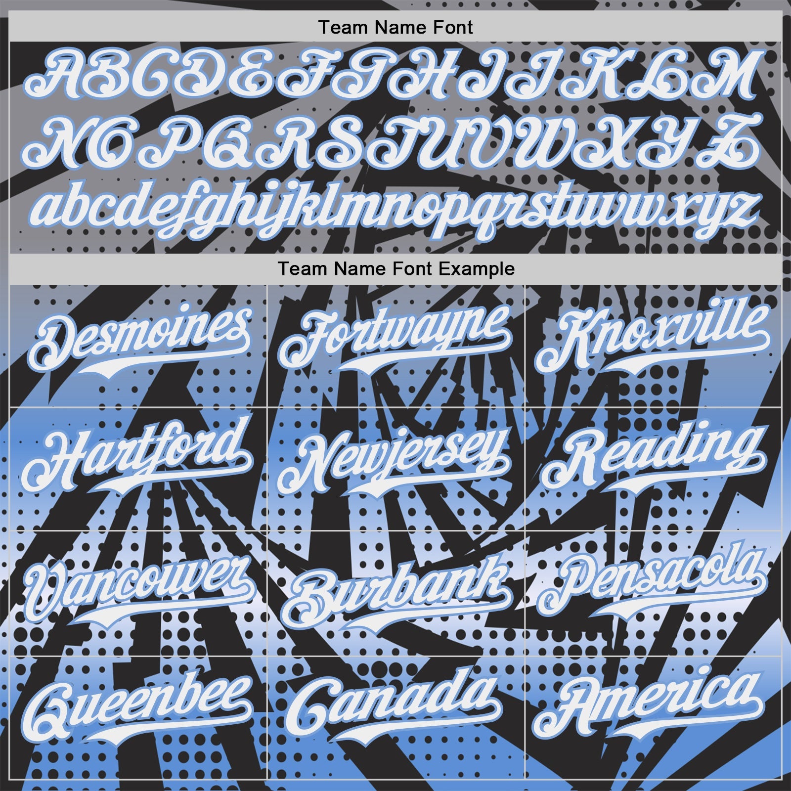 Custom Black White-Light Blue Lightning Gradient Dot Authentic Baseball Jersey