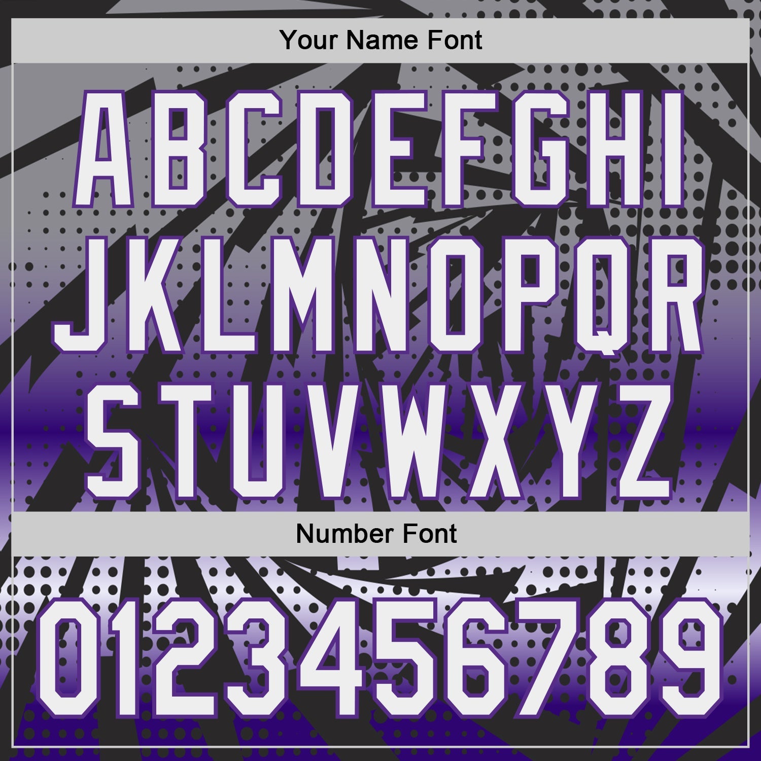 Custom Black White-Purple Lightning Gradient Dot Authentic Baseball Jersey
