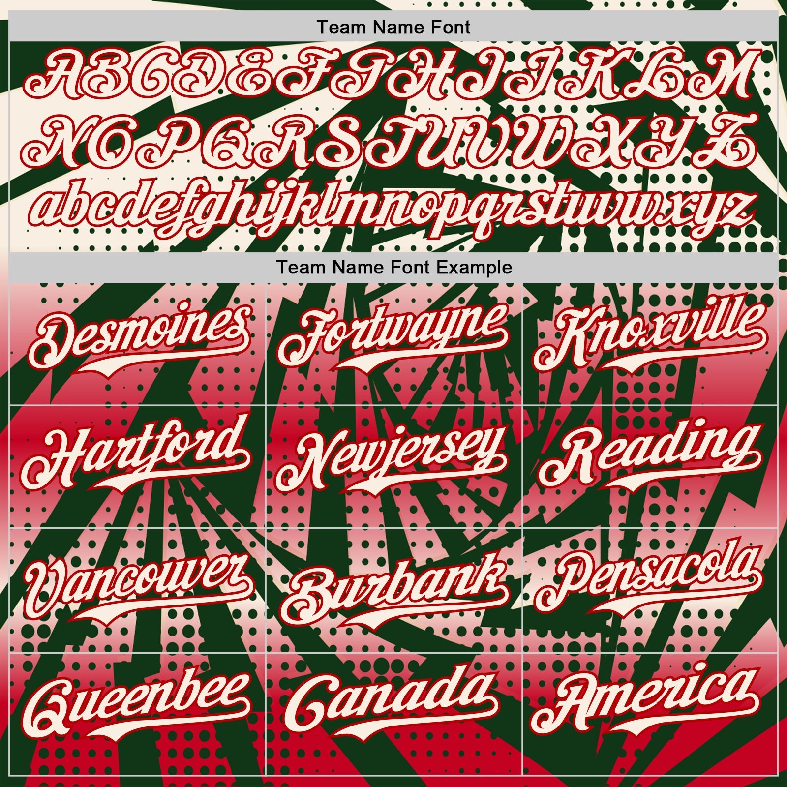 Custom Green Cream-Red Lightning Gradient Dot Authentic Baseball Jersey