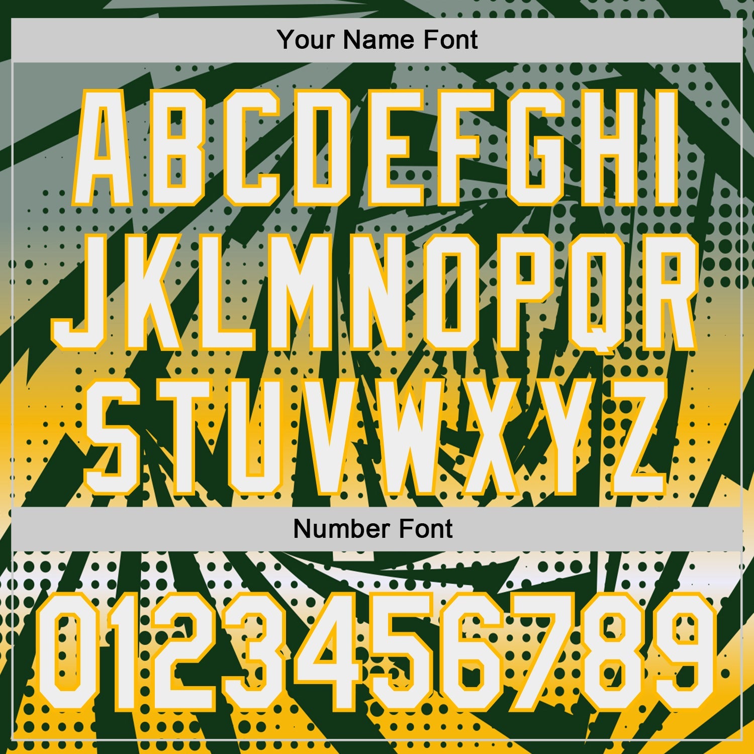 Custom Green White-Gold Lightning Gradient Dot Authentic Baseball Jersey