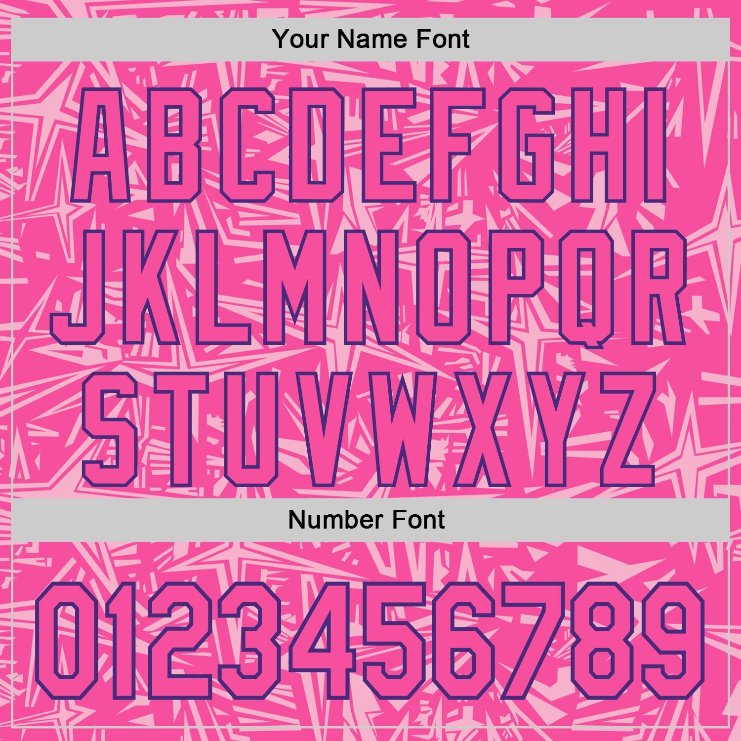 Custom Pink Light Pink-Purple Geometric Cyber Starburst Authentic Baseball Jersey