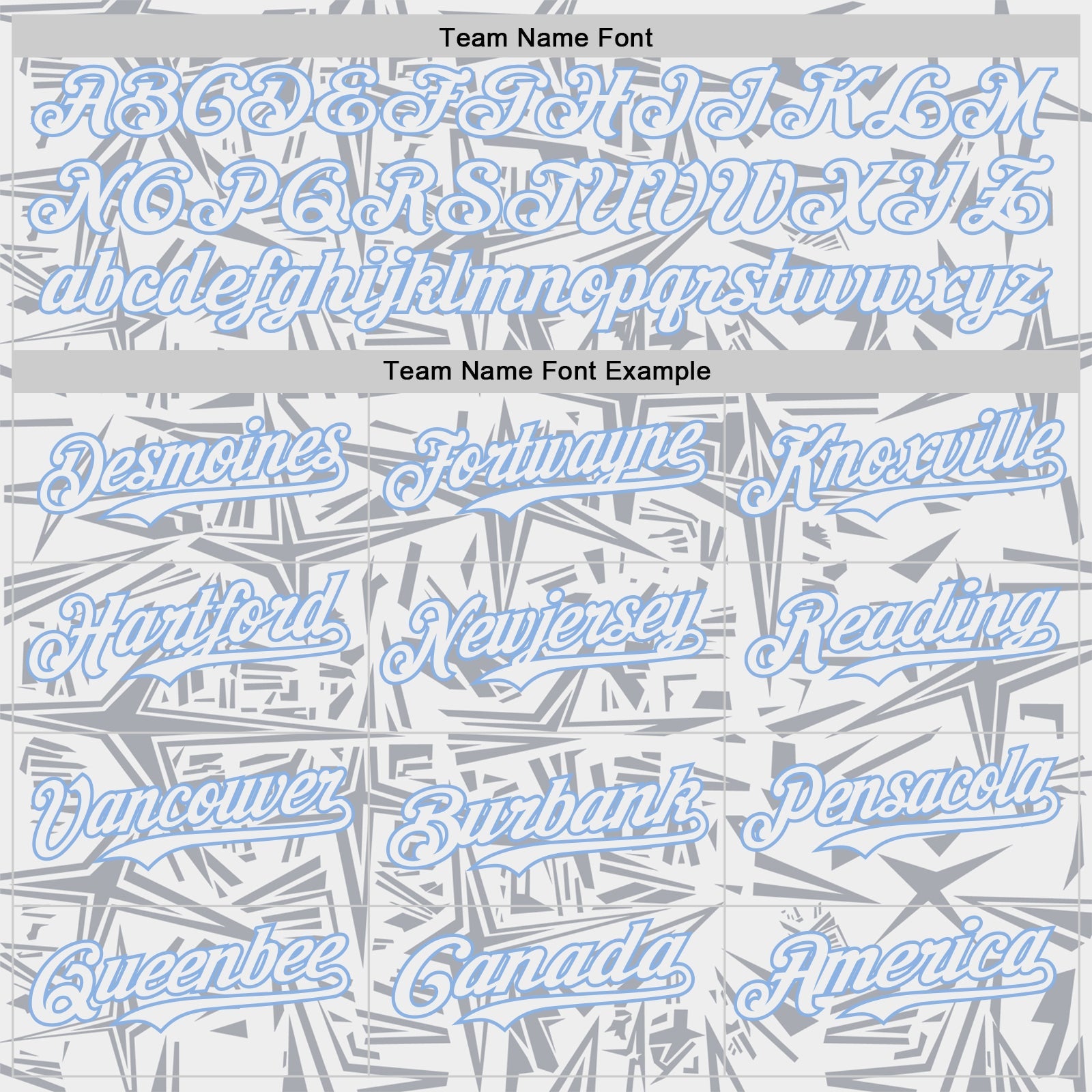 Custom White Gray-Light Blue Geometric Cyber Starburst Authentic Baseball Jersey