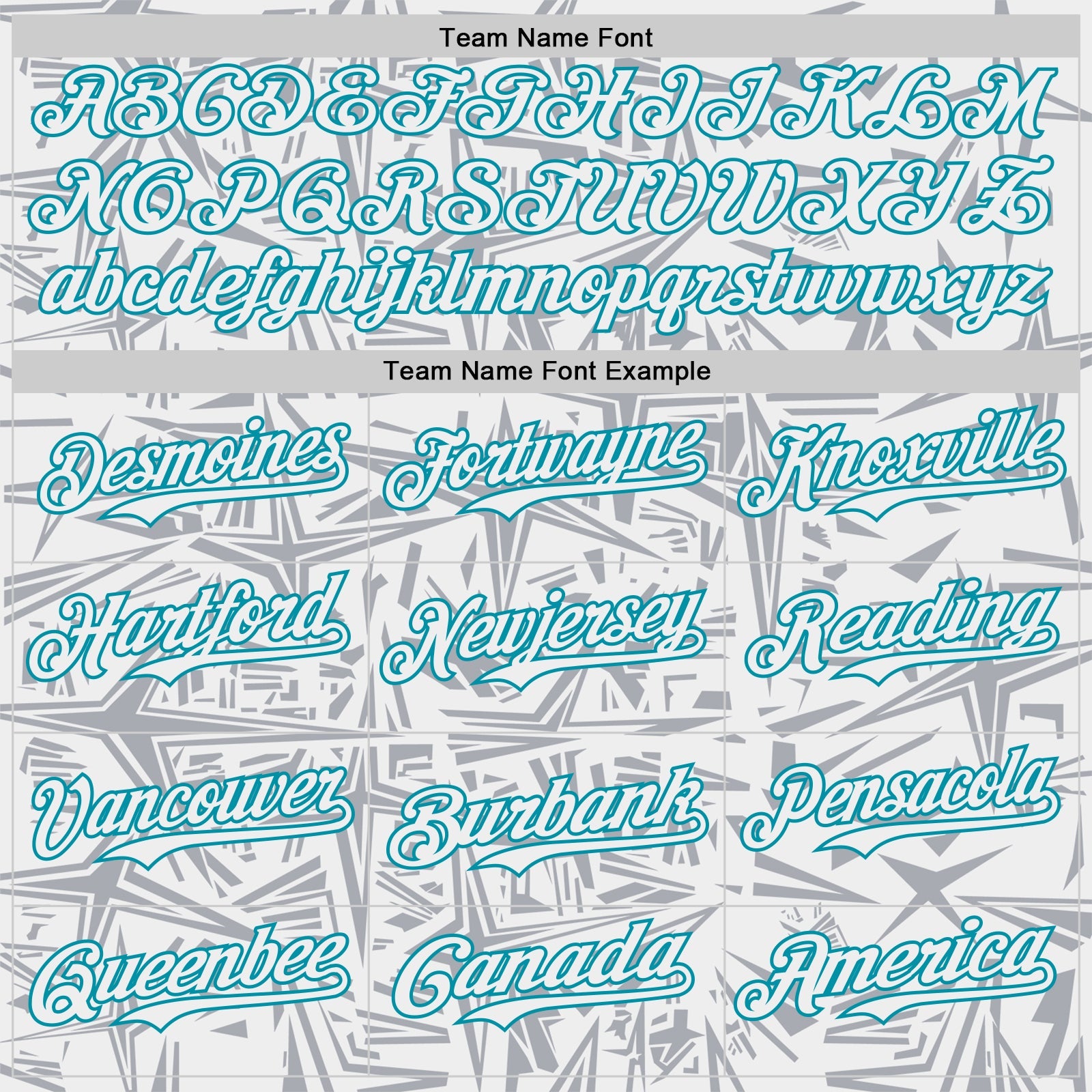 Custom White Gray-Teal Geometric Cyber Starburst Authentic Baseball Jersey