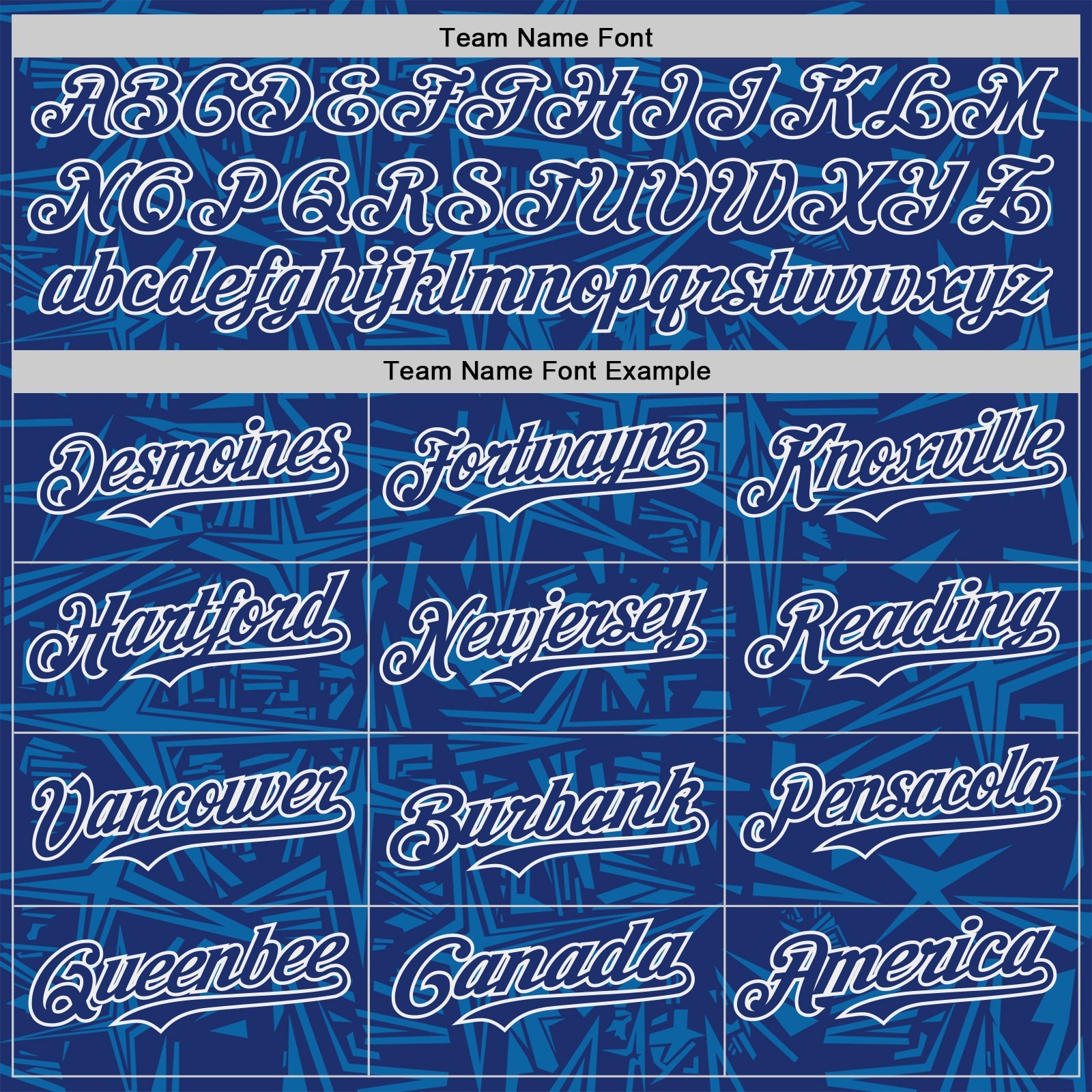 Custom Royal Blue-White Geometric Cyber Starburst Authentic Baseball Jersey