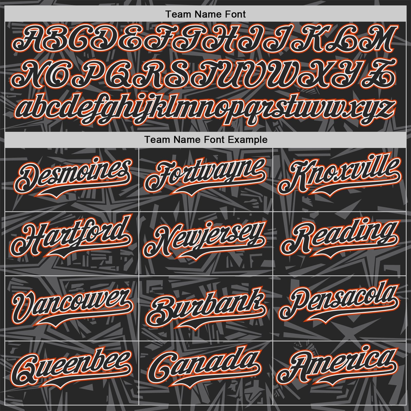 Custom Black Steel Gray White-Orange Geometric Cyber Starburst Authentic Baseball Jersey
