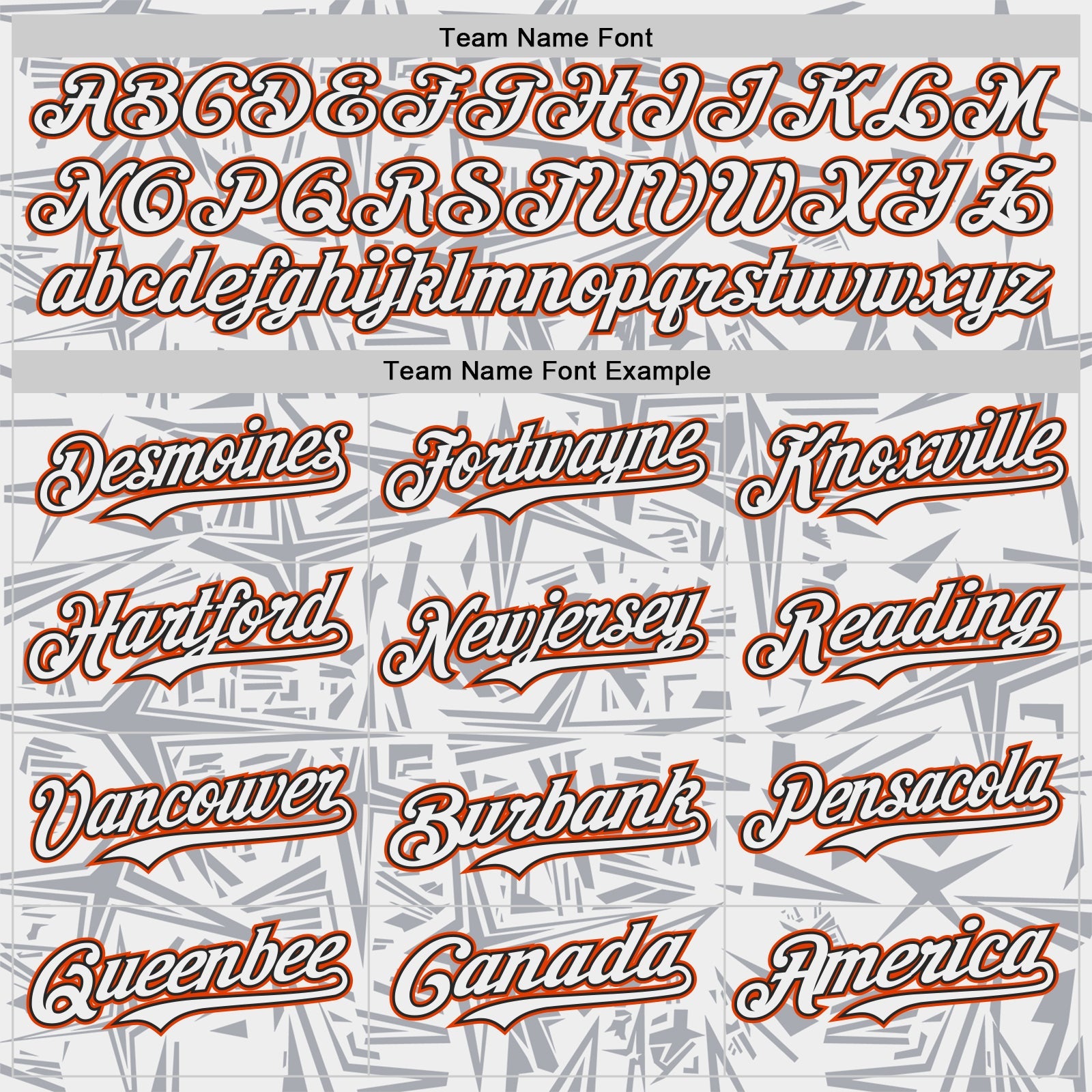 Custom White Gray Black-Orange Geometric Cyber Starburst Authentic Baseball Jersey