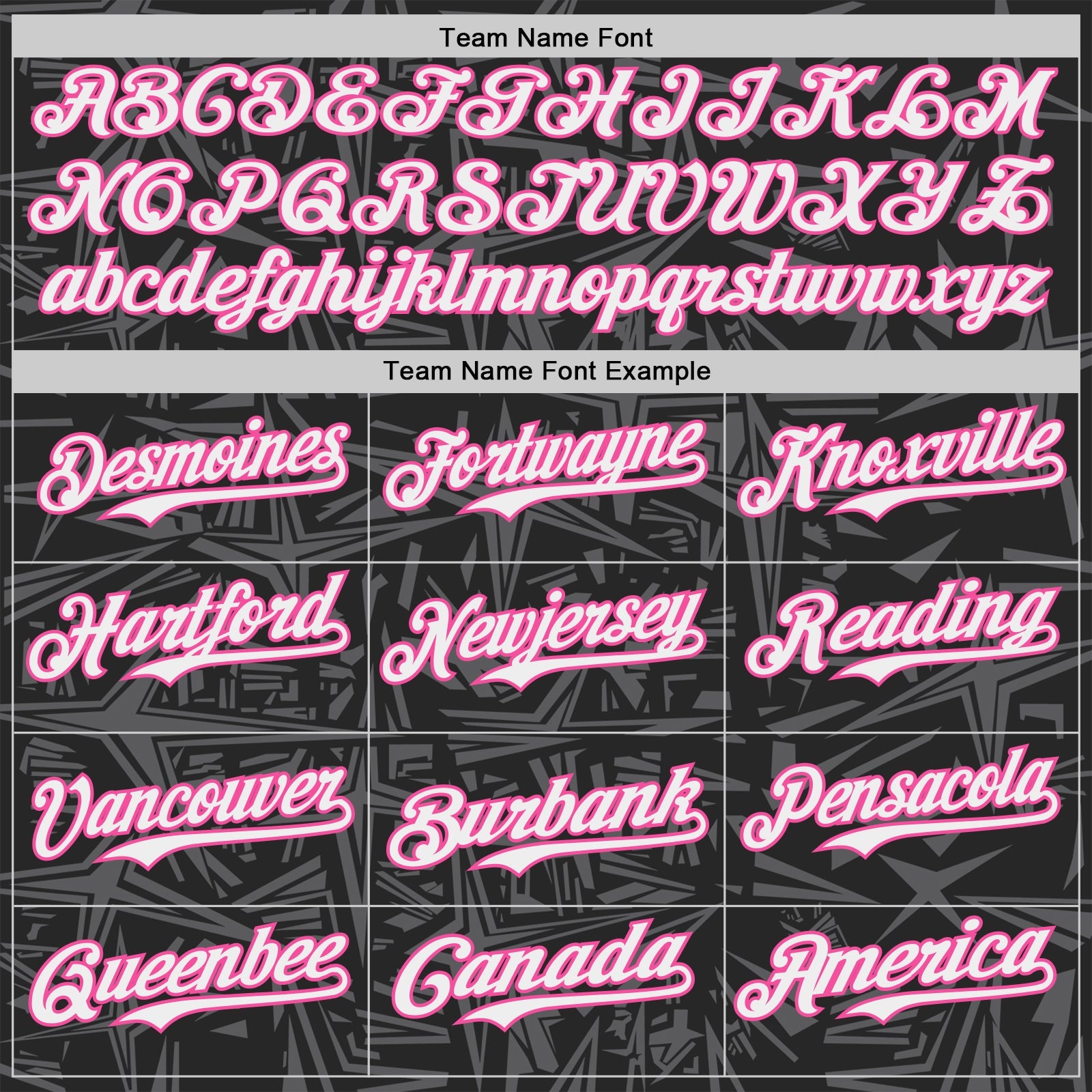 Custom Black White Steel Gray-Pink Geometric Cyber Starburst Authentic Baseball Jersey