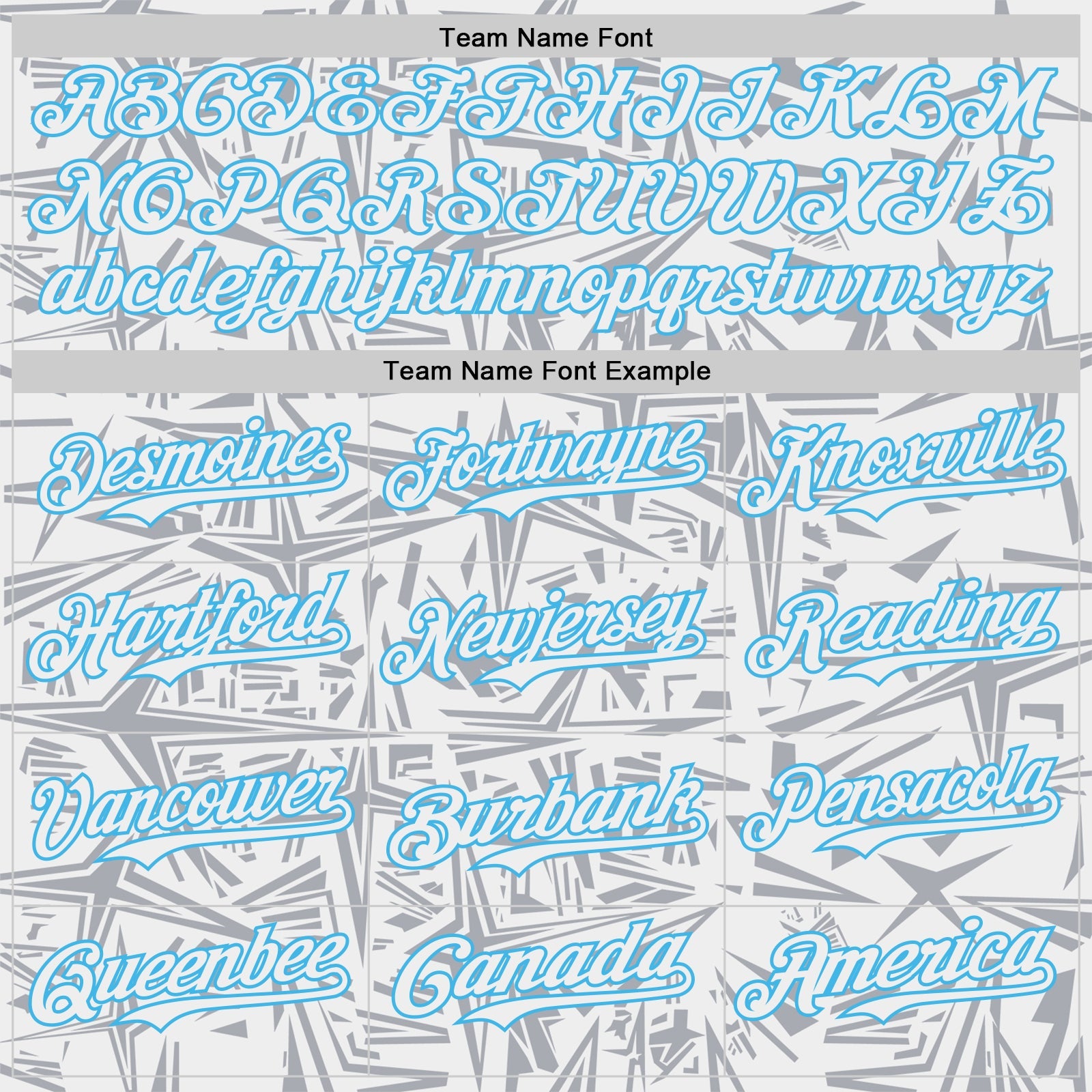 Custom White Gray-Sky Blue Geometric Cyber Starburst Authentic Baseball Jersey
