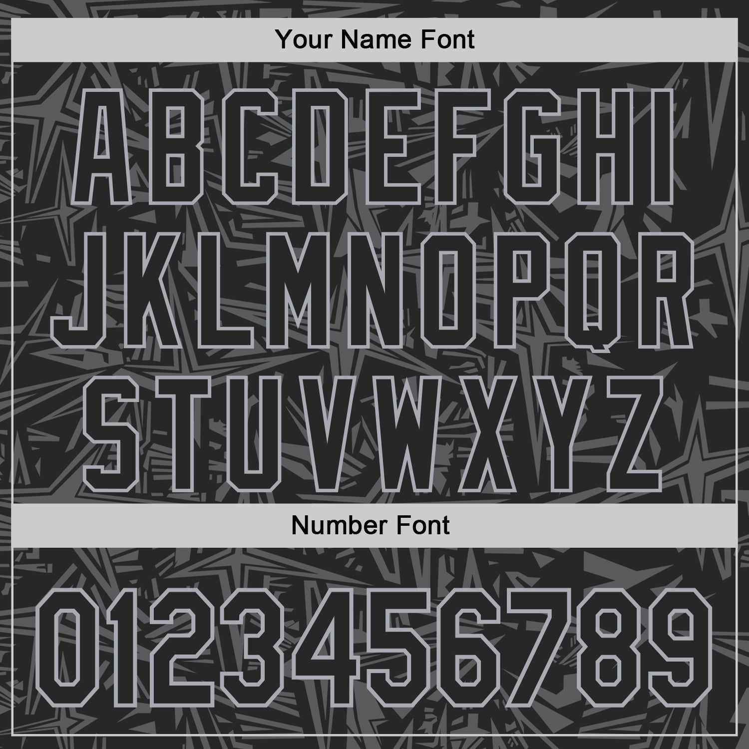 Custom Black Steel Gray-Gray Geometric Cyber Starburst Authentic Baseball Jersey