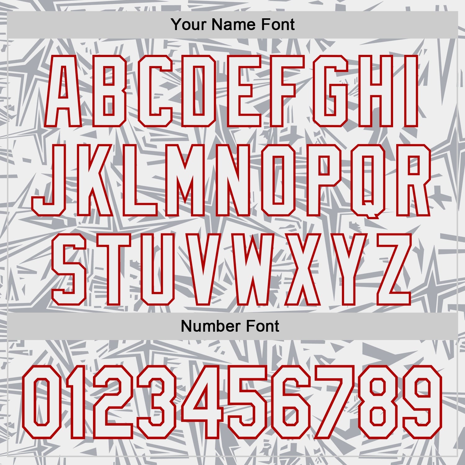 Custom White Gray-Red Geometric Cyber Starburst Authentic Baseball Jersey