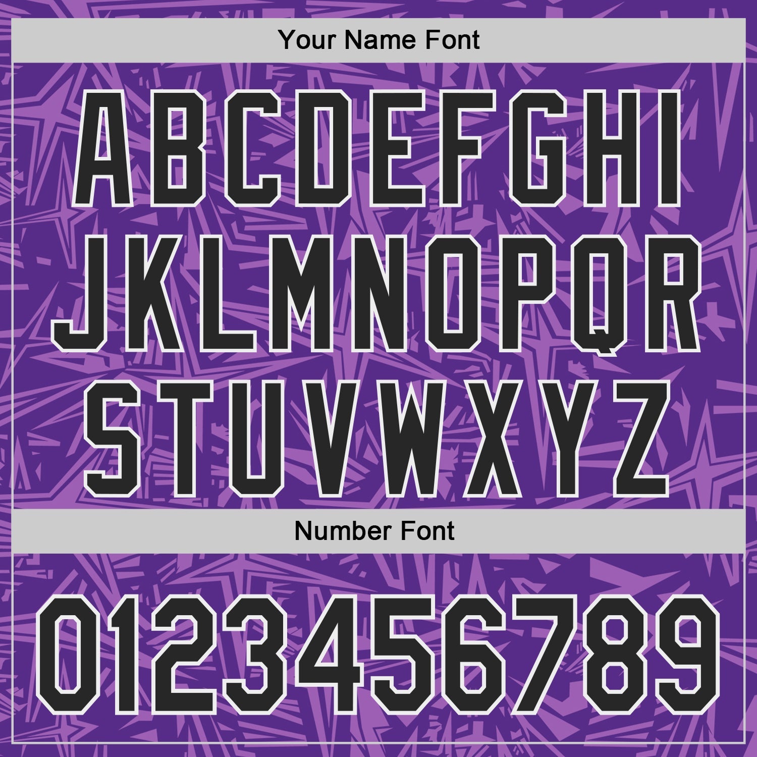 Custom Purple Black Medium Purple-White Geometric Cyber Starburst Authentic Baseball Jersey