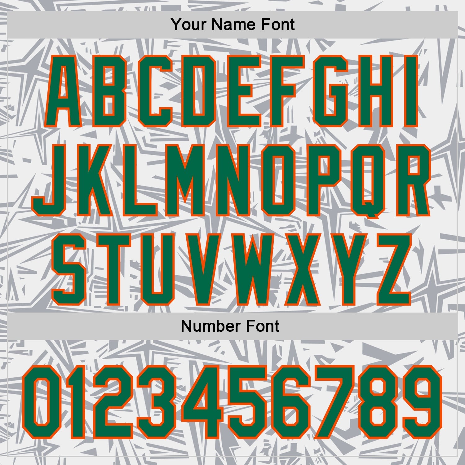 Custom White Kelly Green Gray-Orange Geometric Cyber Starburst Authentic Baseball Jersey