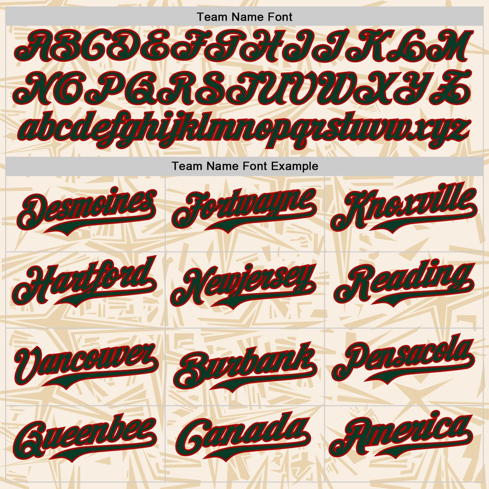 Custom Cream Green-Red Geometric Cyber Starburst Authentic Baseball Jersey