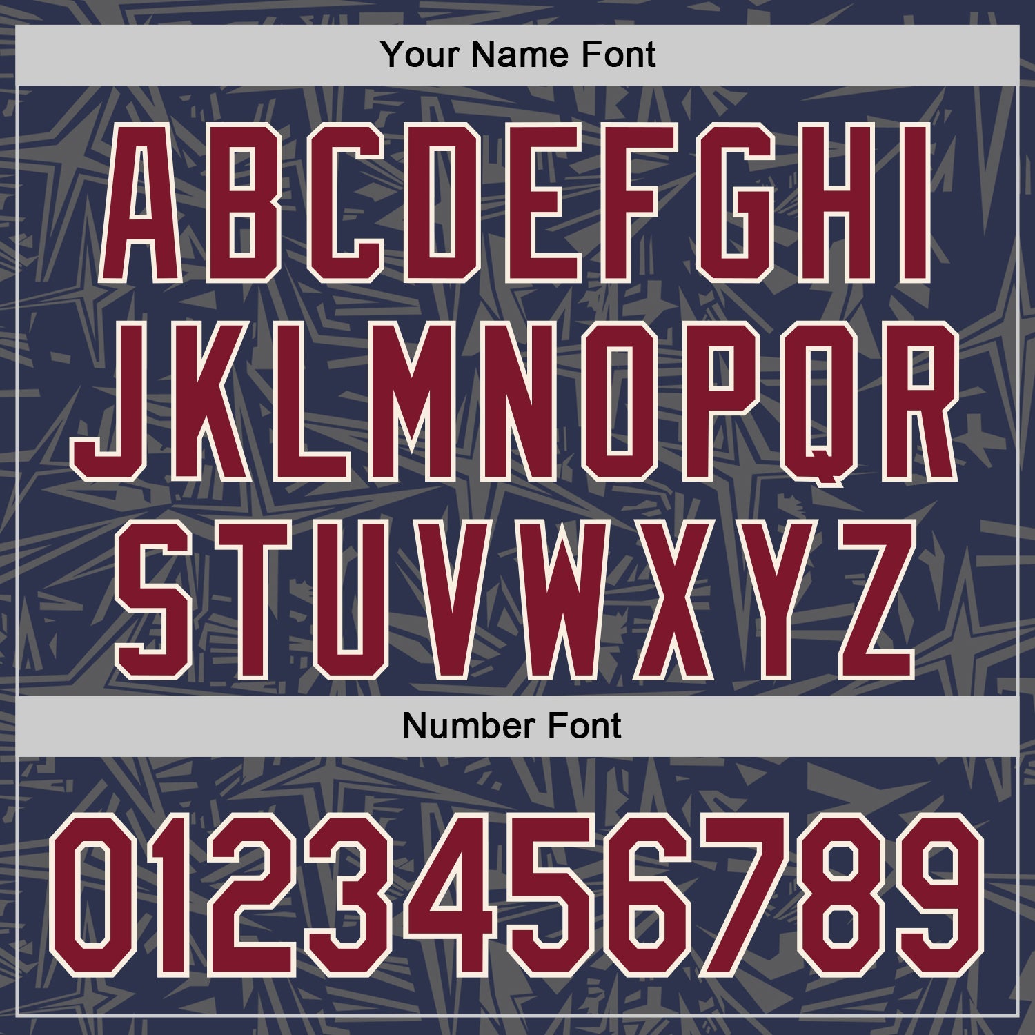 Custom Navy Crimson Steel Gray-Cream Geometric Cyber Starburst Authentic Baseball Jersey
