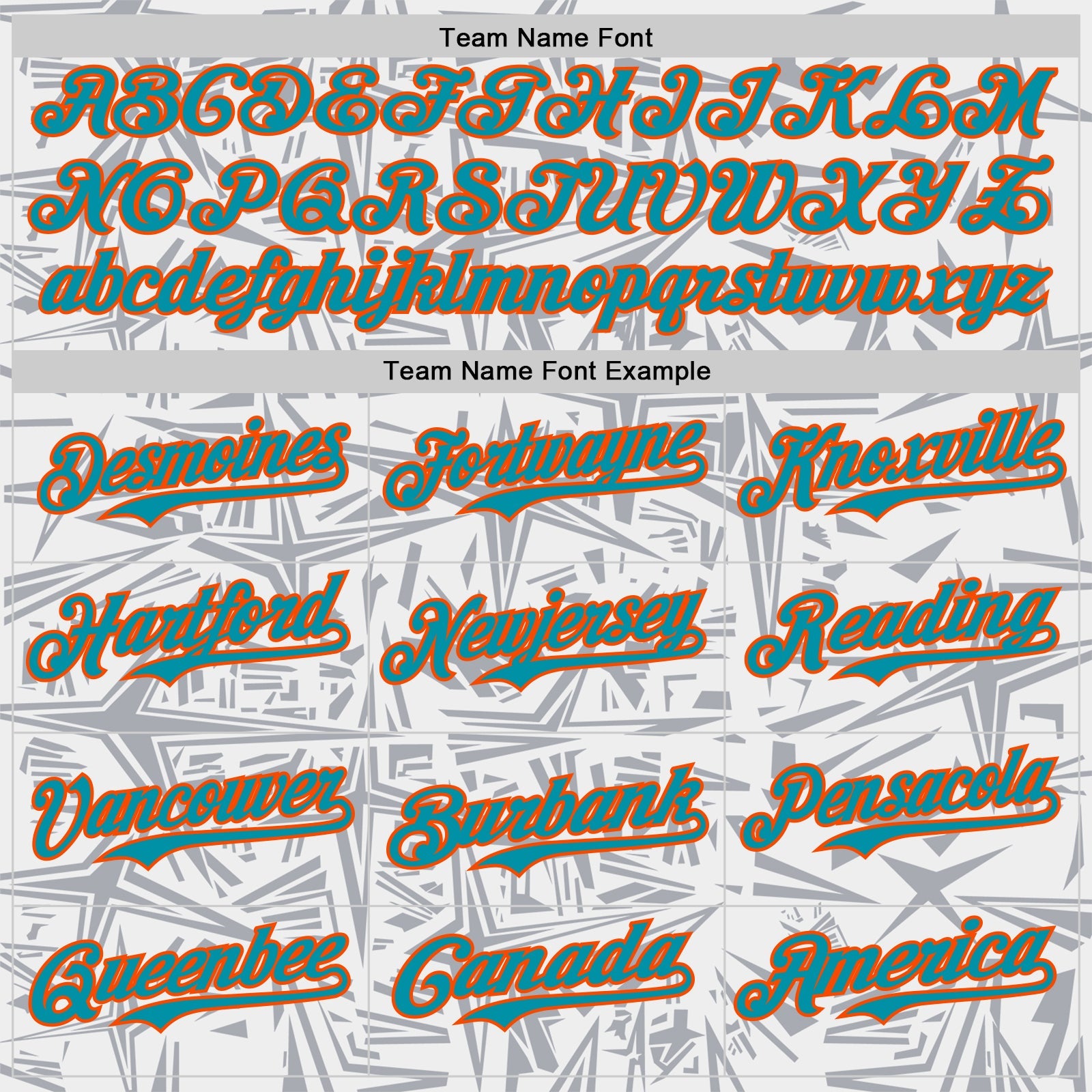 Custom White Teal Gray-Orange Geometric Cyber Starburst Authentic Baseball Jersey