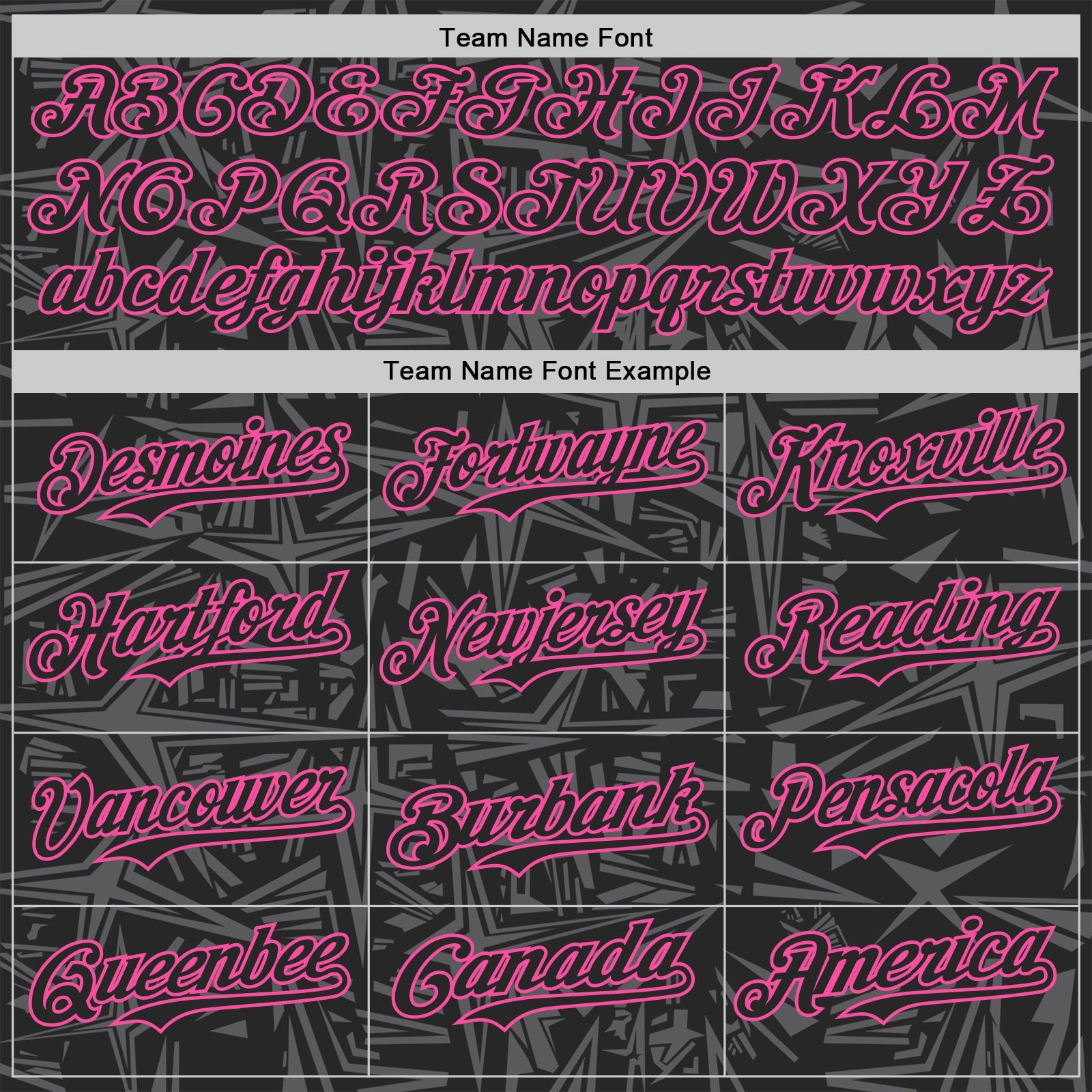 Custom Black Steel Gray-Pink Geometric Cyber Starburst Authentic Baseball Jersey