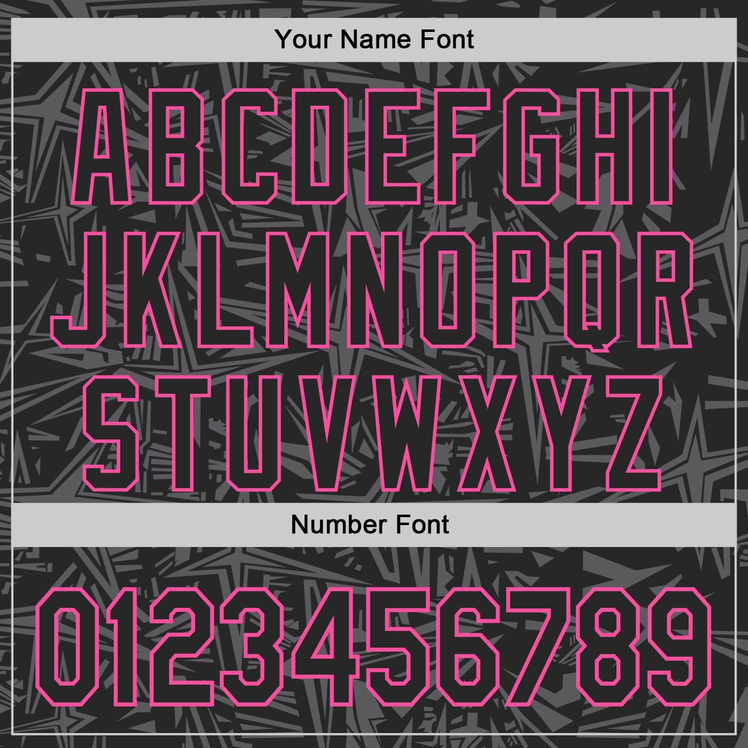 Custom Black Steel Gray-Pink Geometric Cyber Starburst Authentic Baseball Jersey
