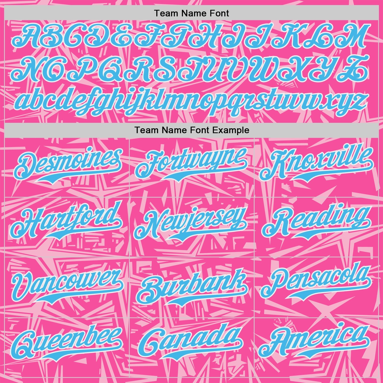 Custom Pink Sky Blue Light Pink-White Geometric Cyber Starburst Authentic Baseball Jersey
