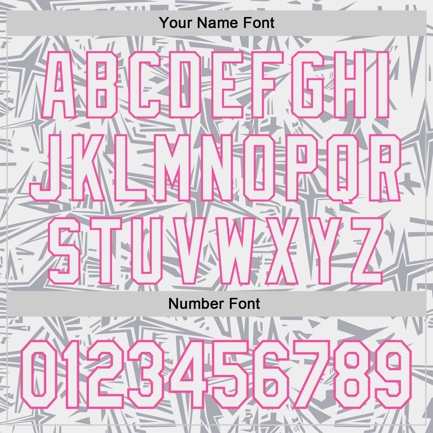 Custom White Gray-Pink Geometric Cyber Starburst Authentic Baseball Jersey